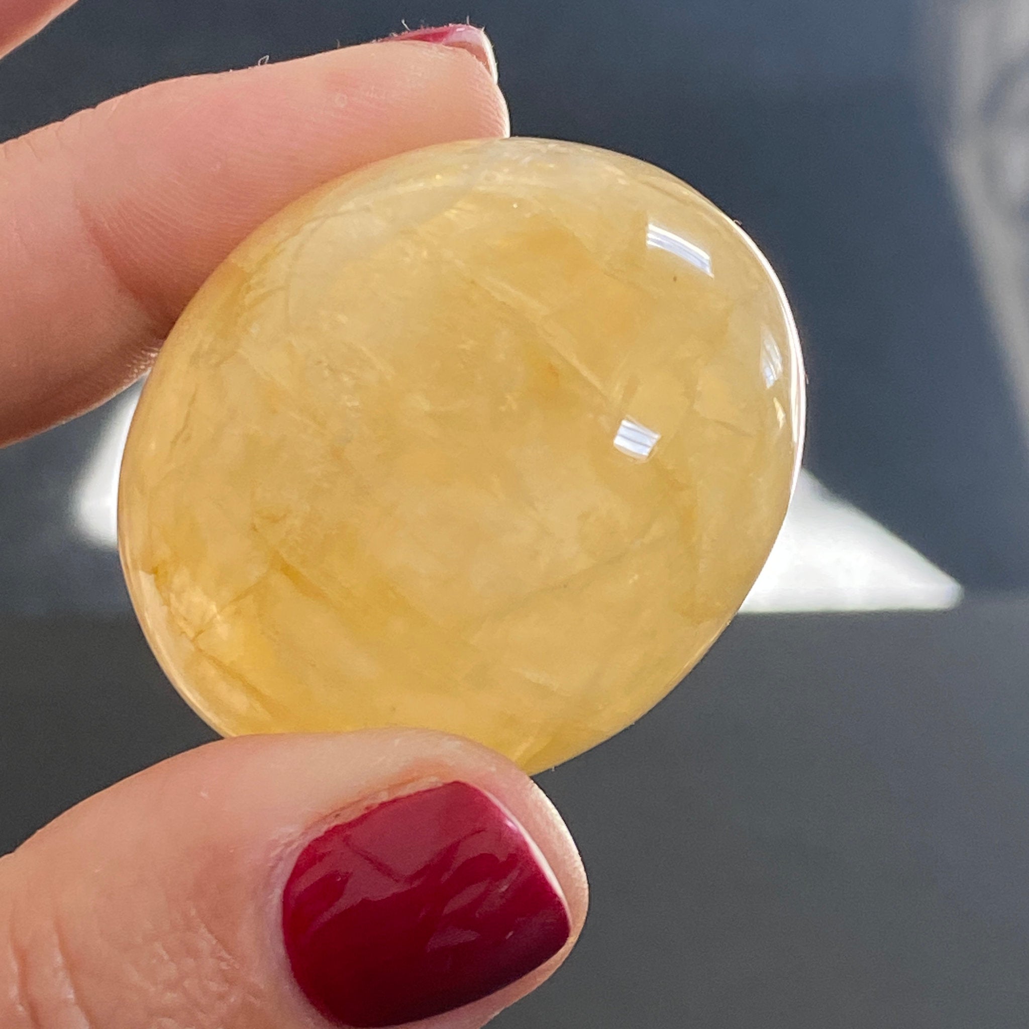 ☀️ Golden Healer Quartz Palmstone