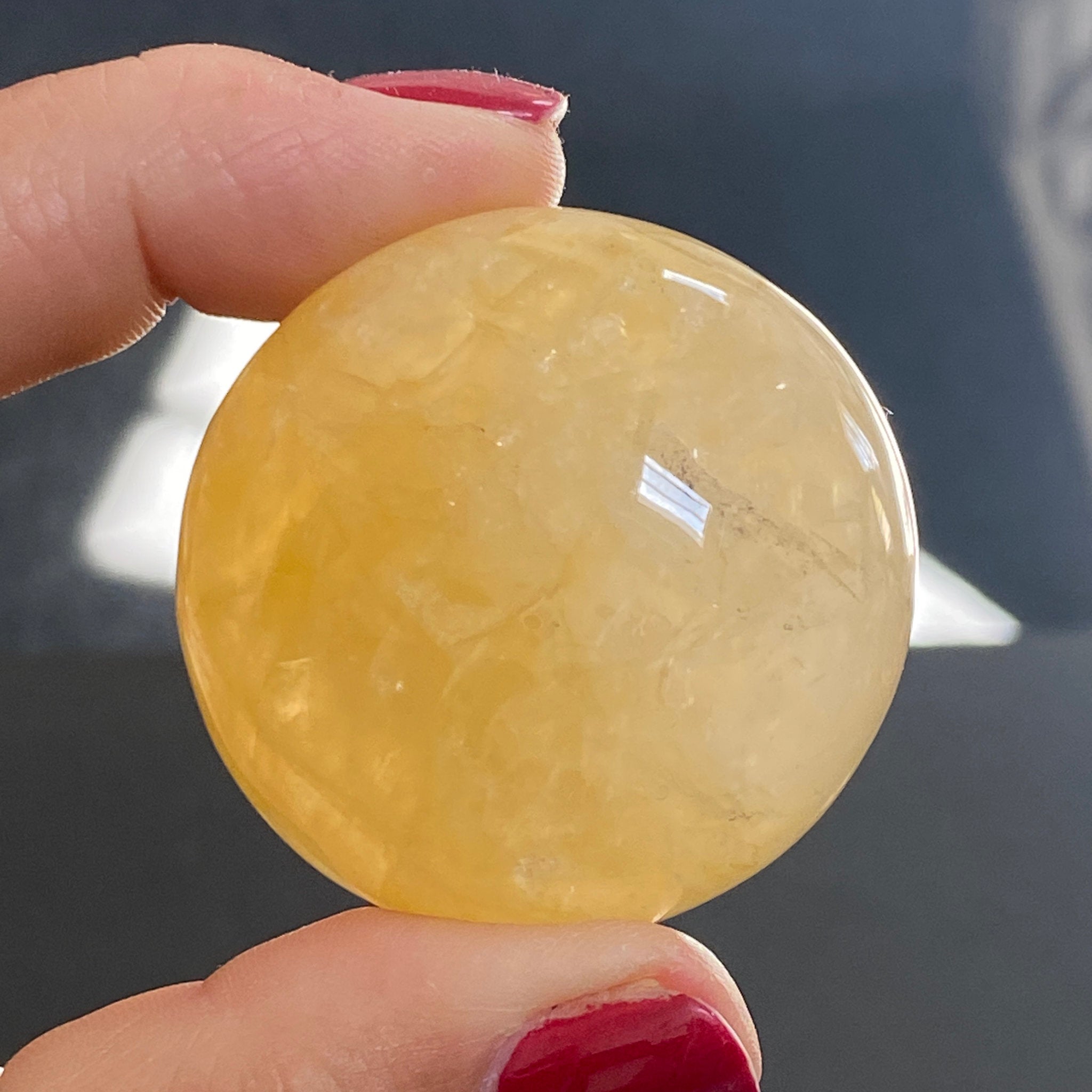 ☀️ Golden Healer Quartz Palmstone