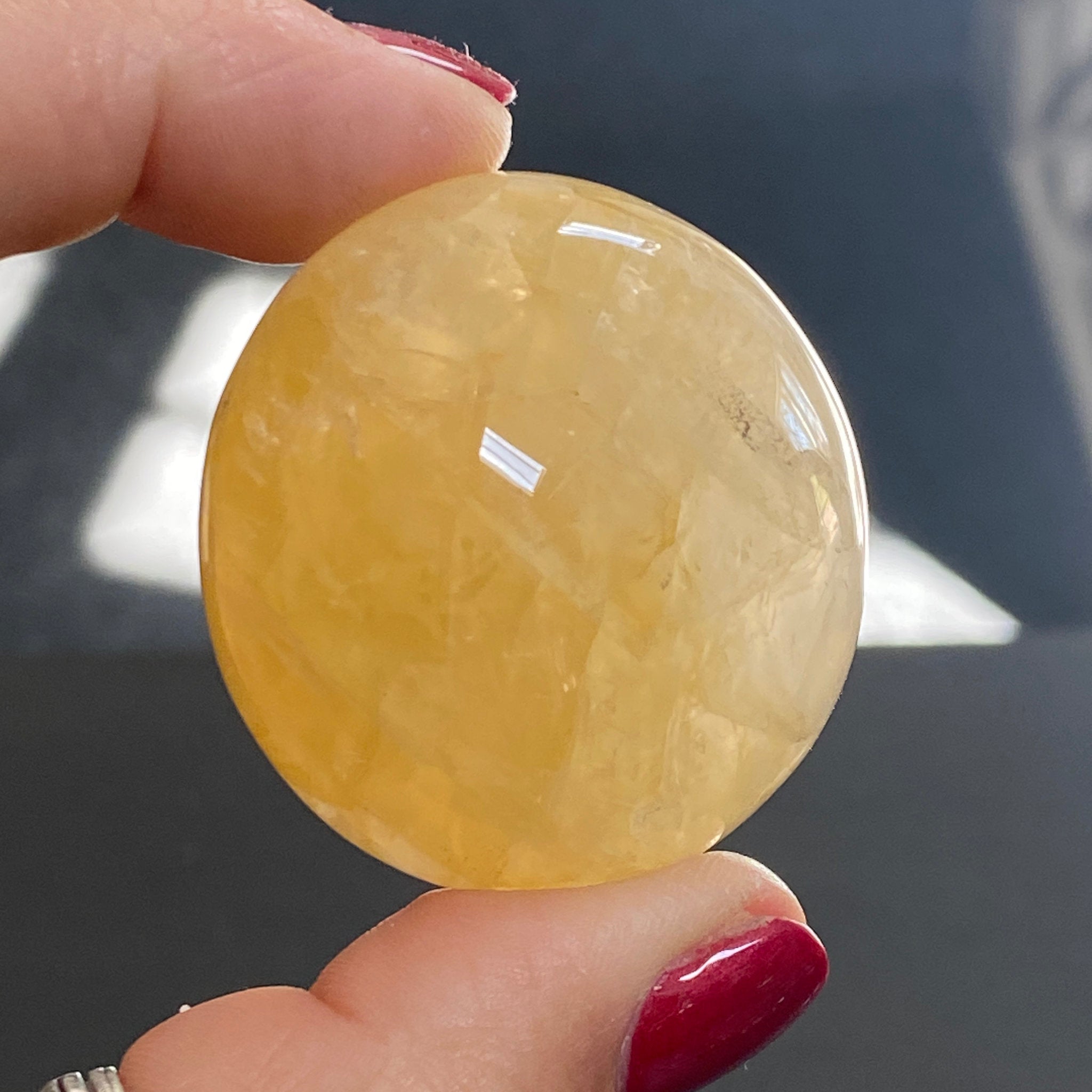 ☀️ Golden Healer Quartz Palmstone