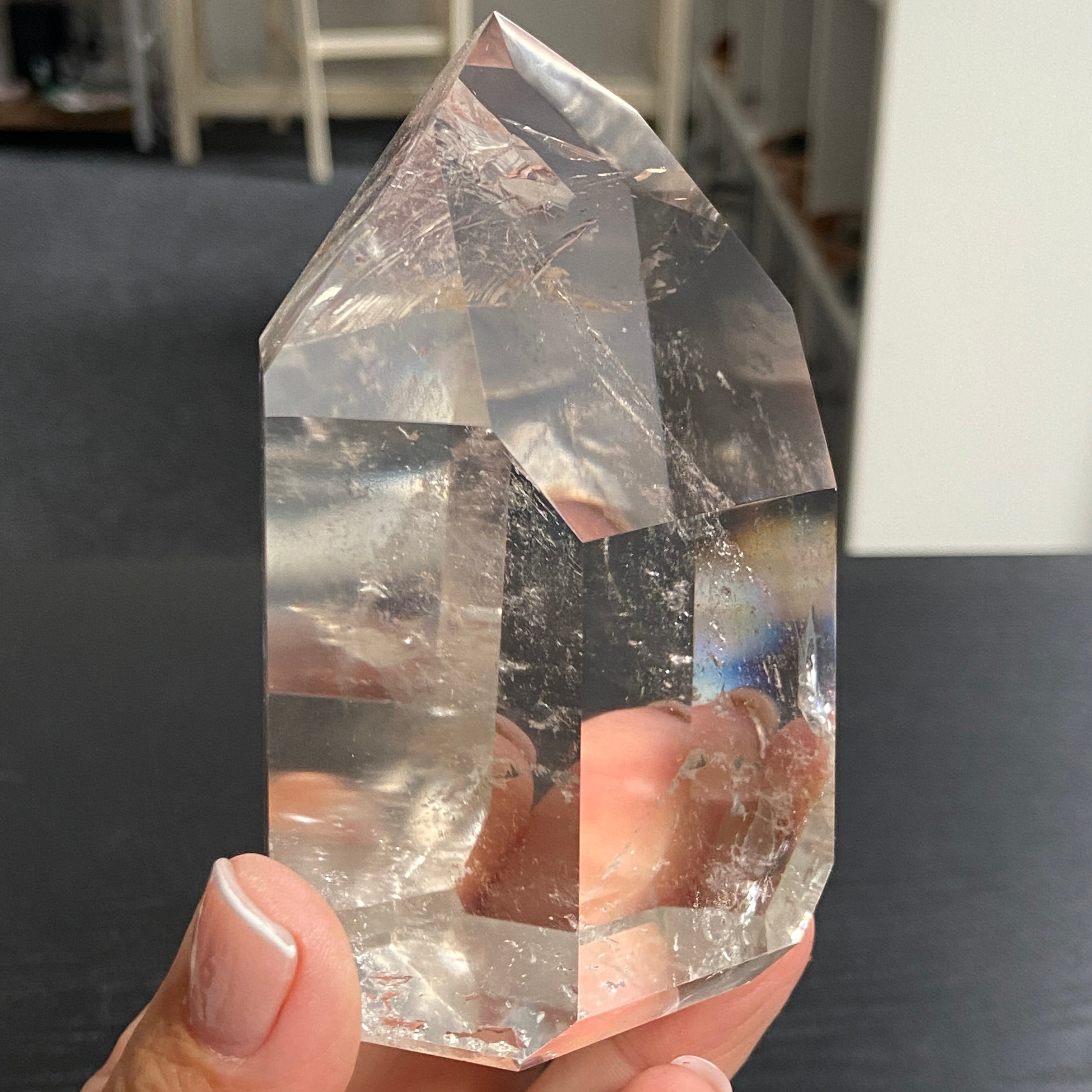 AA Standing Clear Quartz Point – Brazil