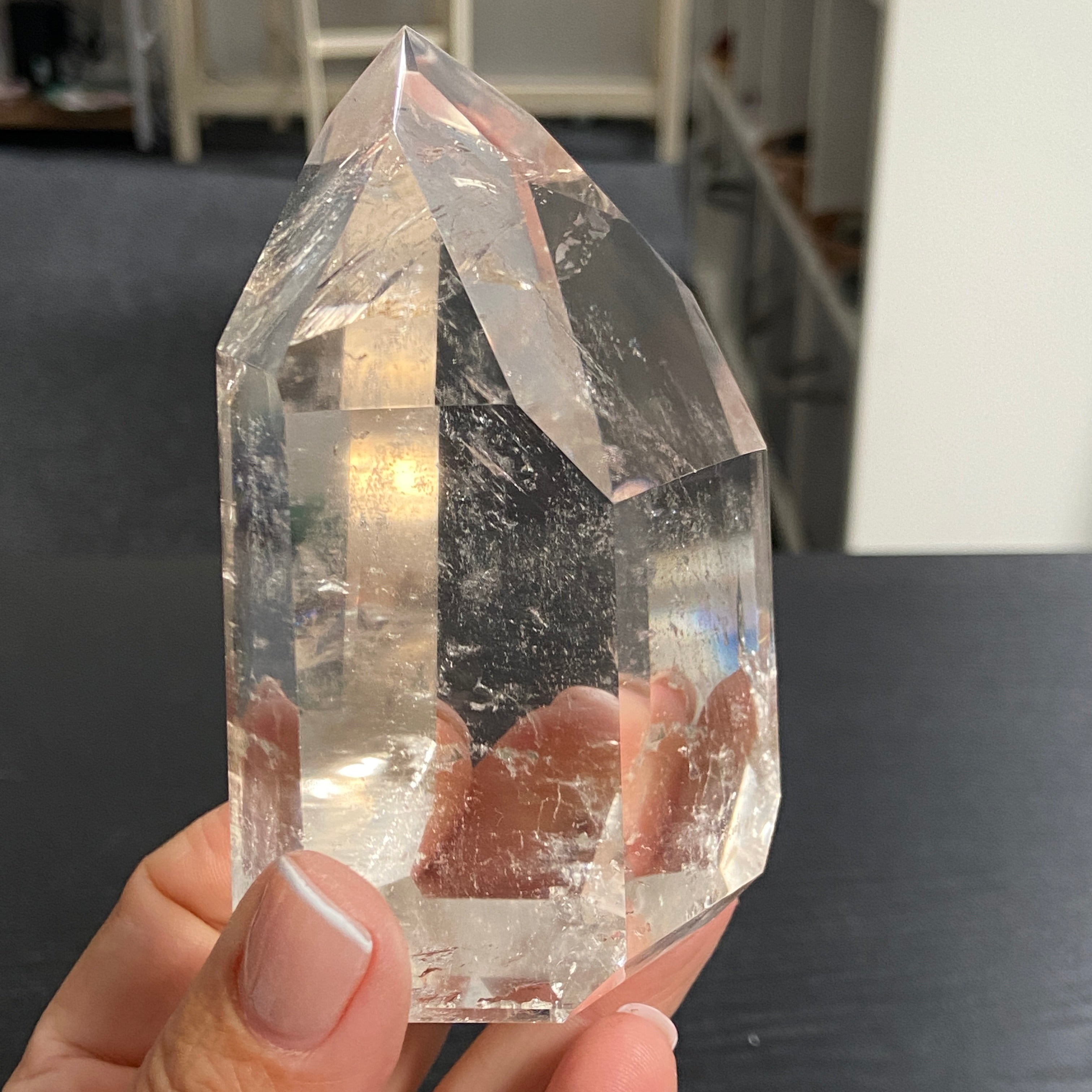 AA Standing Clear Quartz Point – Brazil