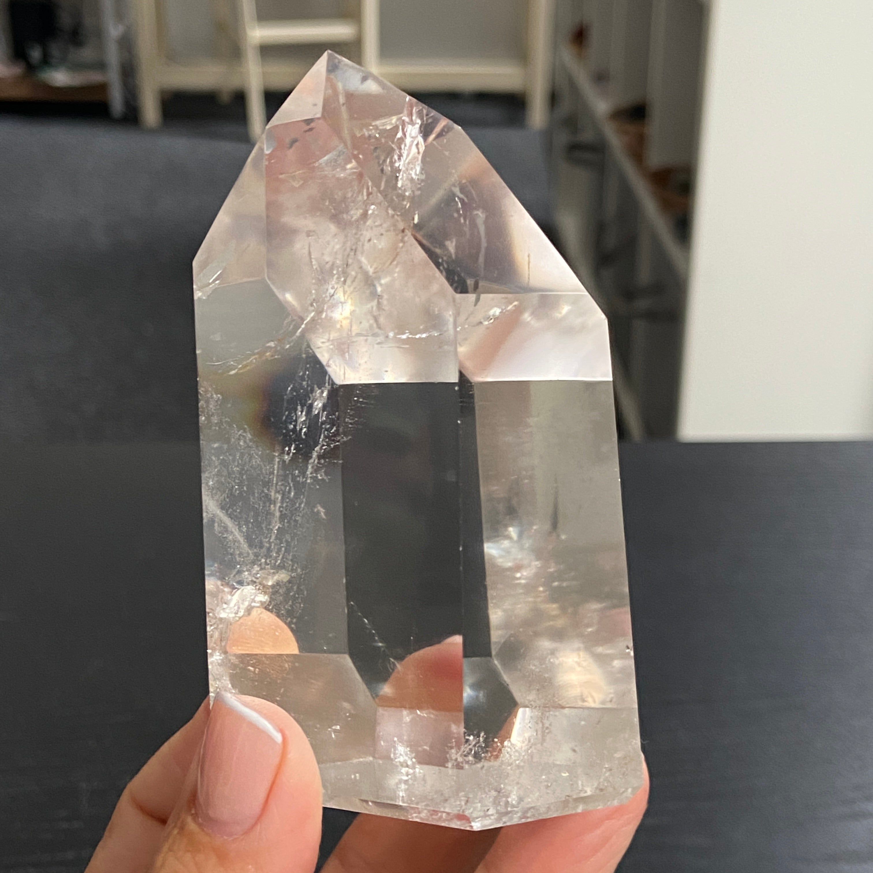 AA Standing Clear Quartz Point – Brazil