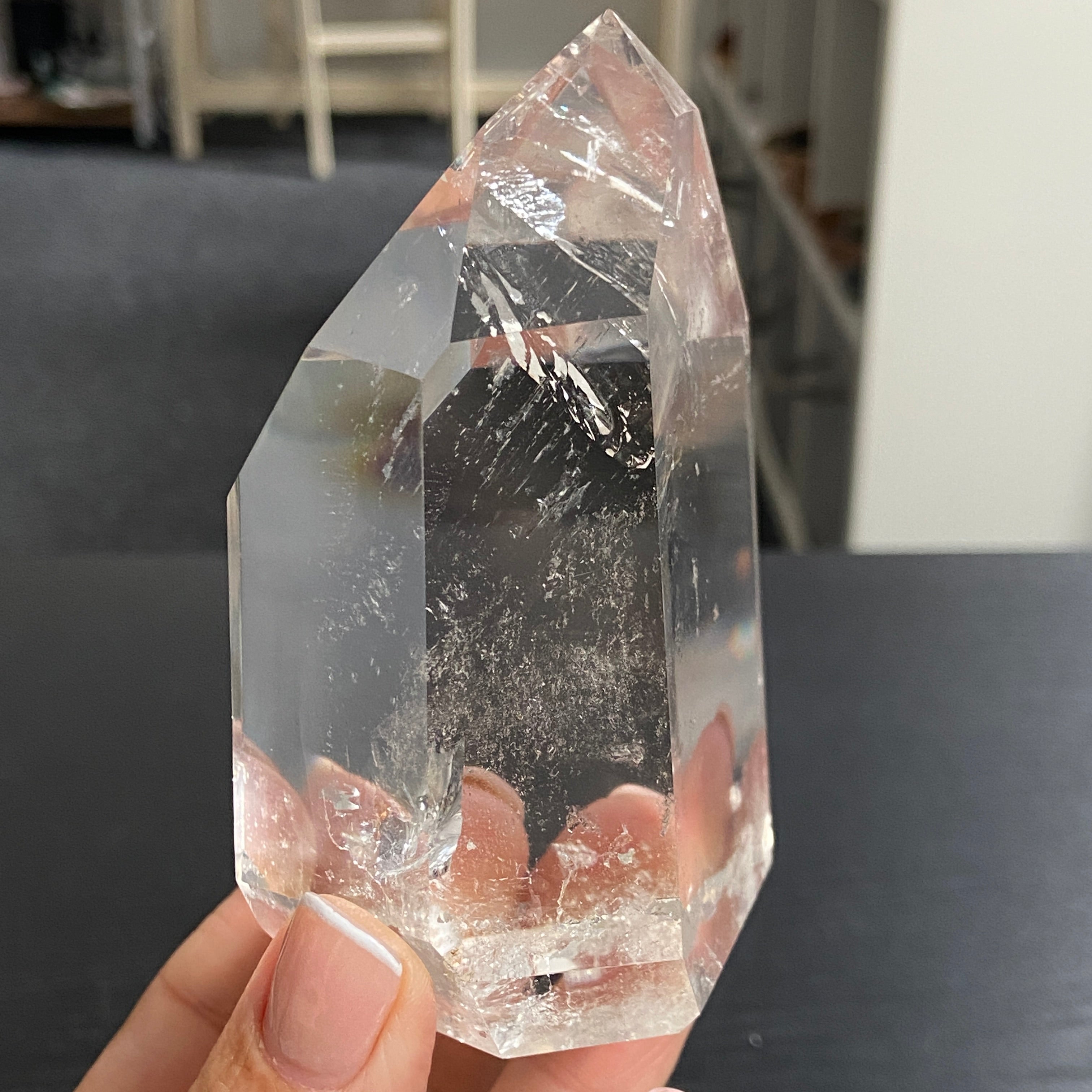 AA Standing Clear Quartz Point – Brazil