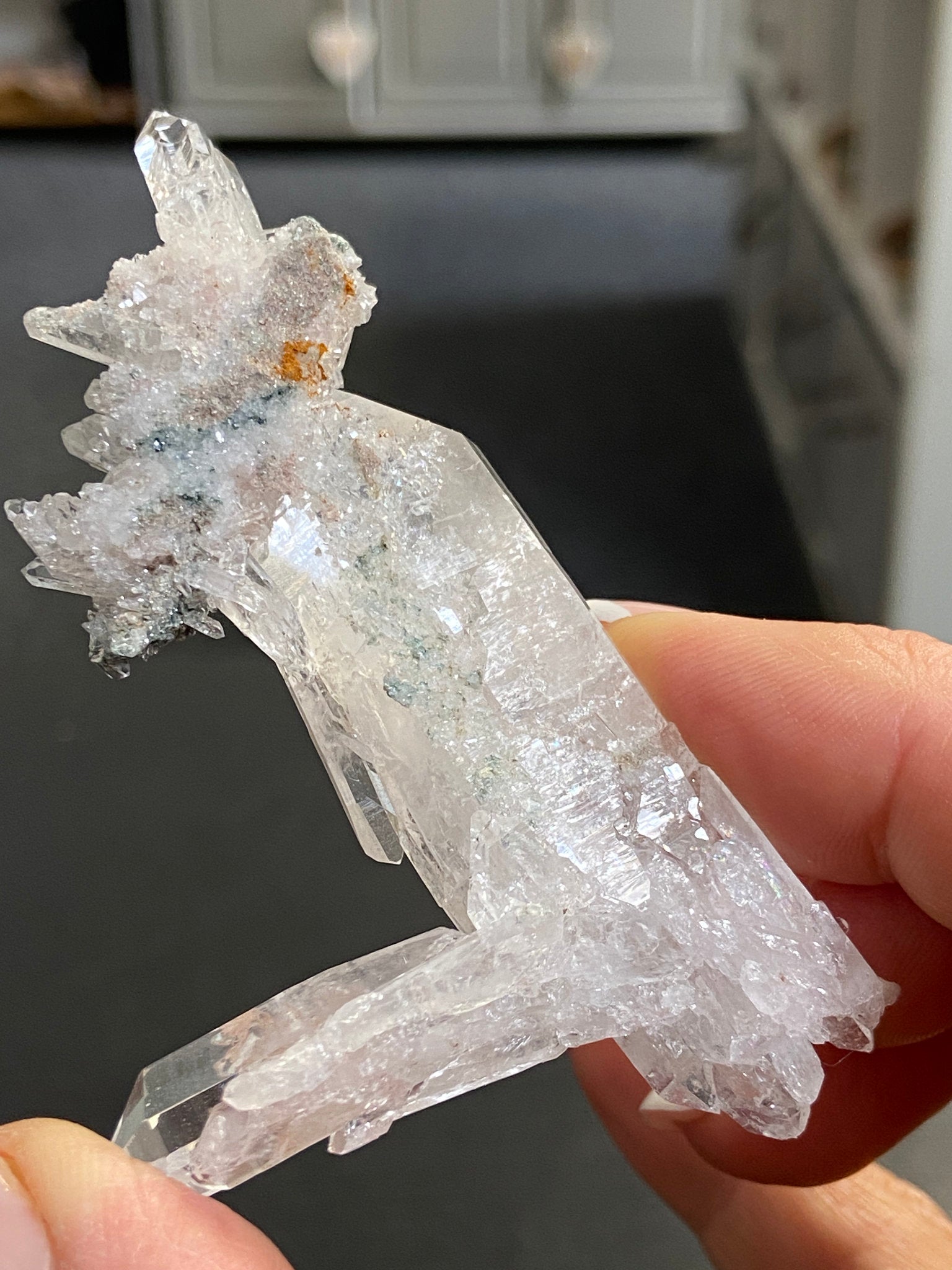 Lemurian Light Quartz Cluster