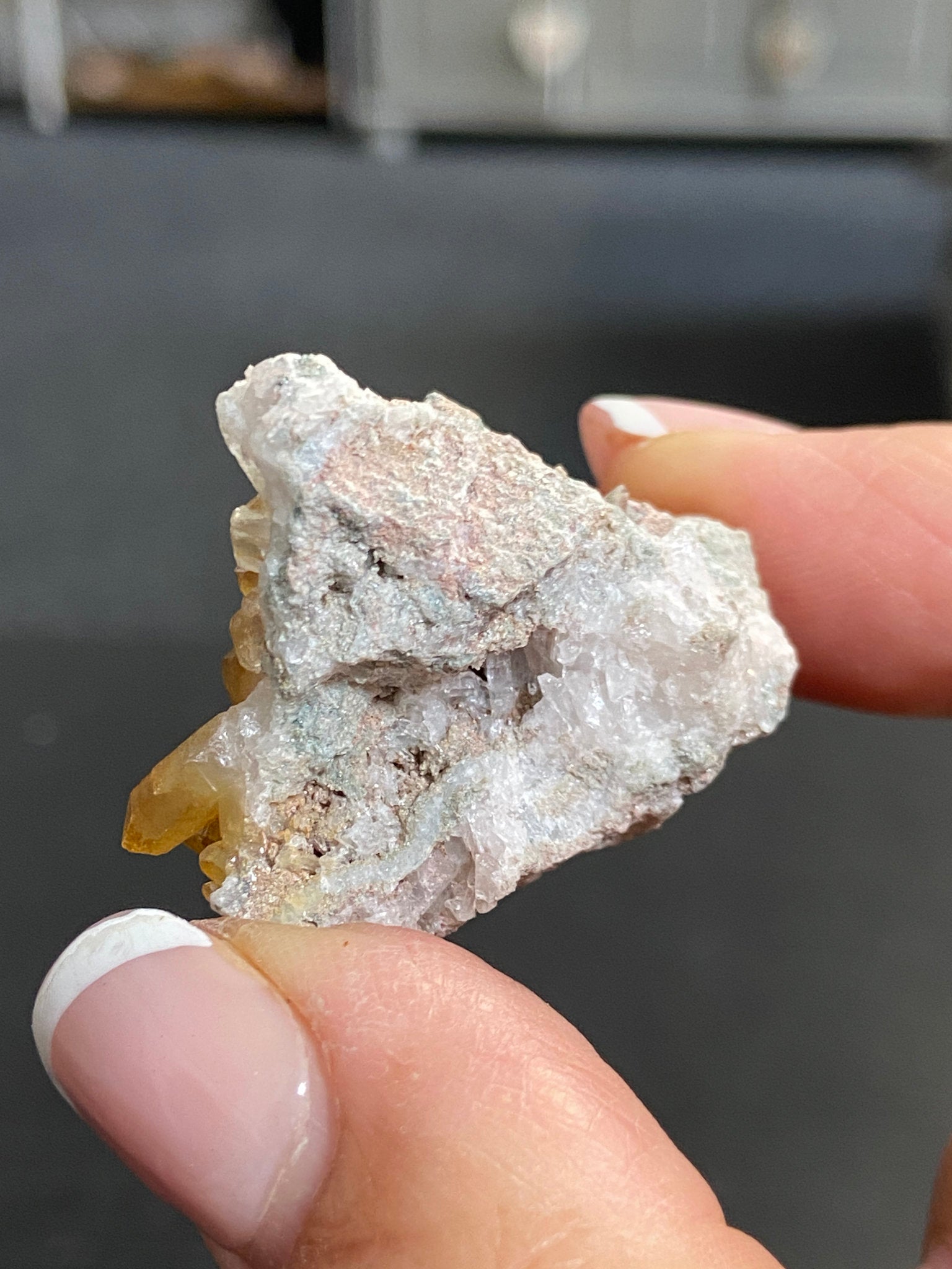 Natural Golden Aura Lemurian Light Quartz Cluster