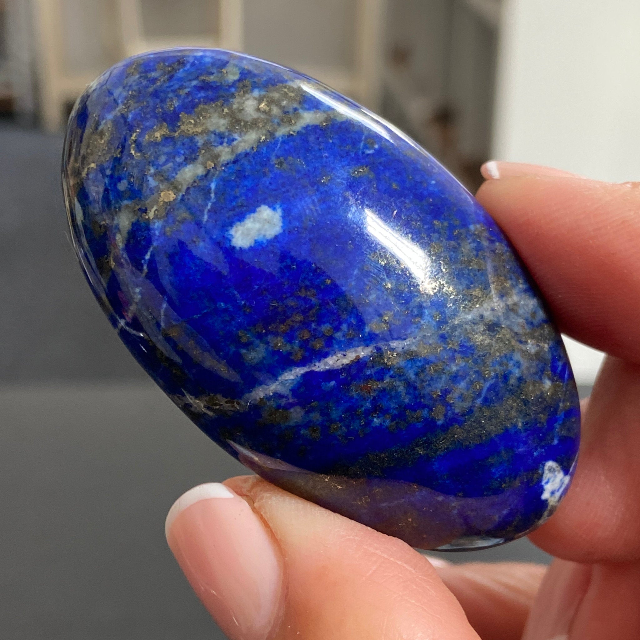 Lapis Lazuli Palmstone – Mine 4 - Afghanistan