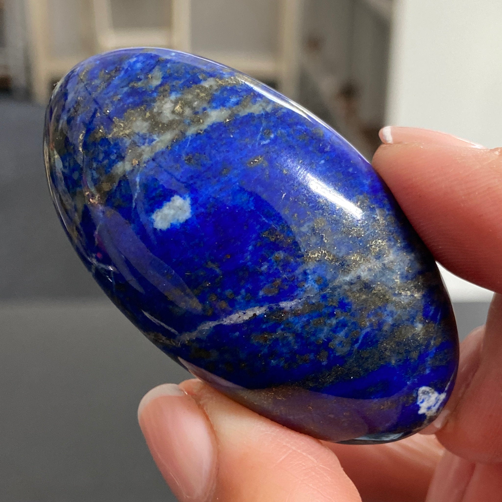 Lapis Lazuli Palmstone – Mine 4 - Afghanistan