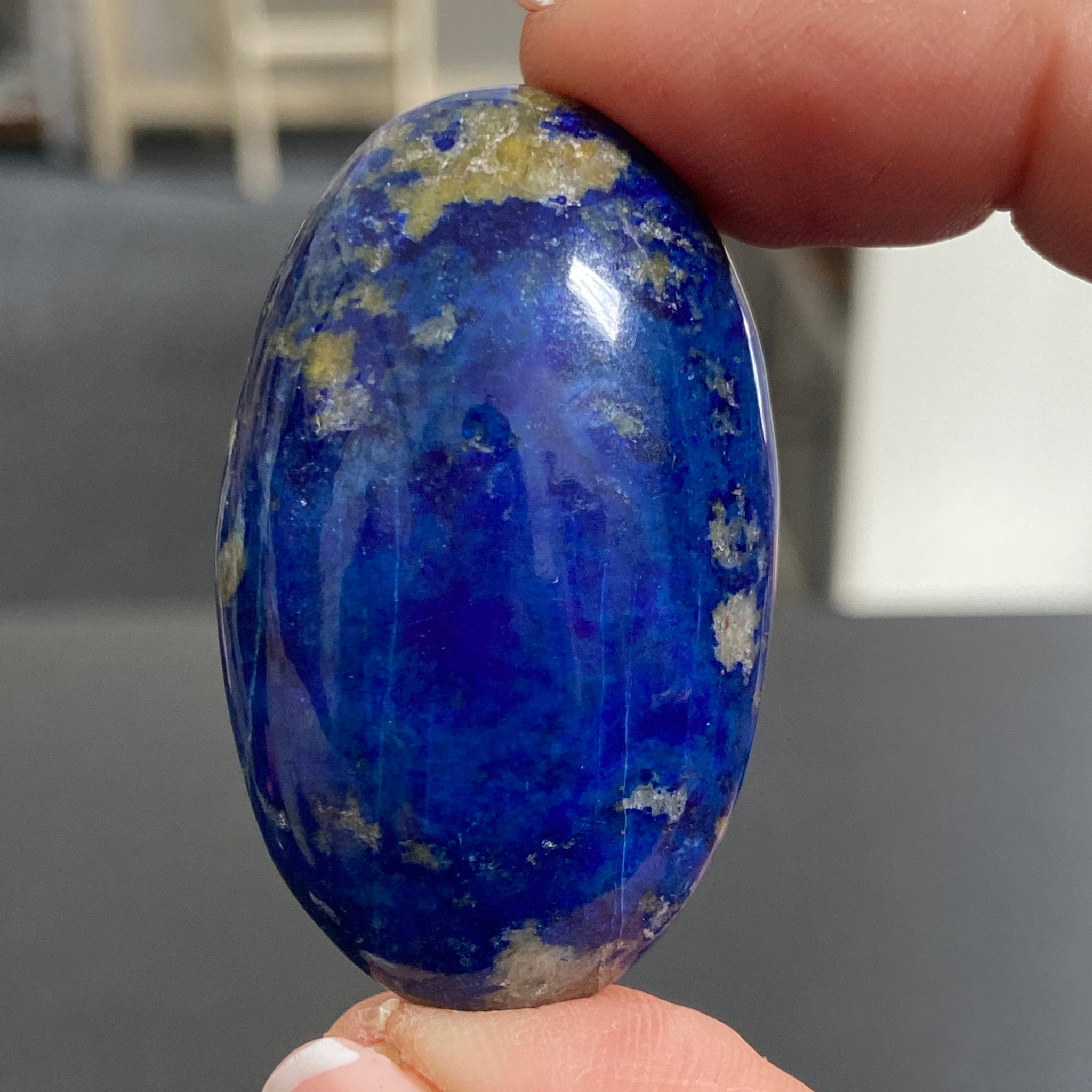 Lapis Lazuli Palmstone – Mine 4 - Afghanistan
