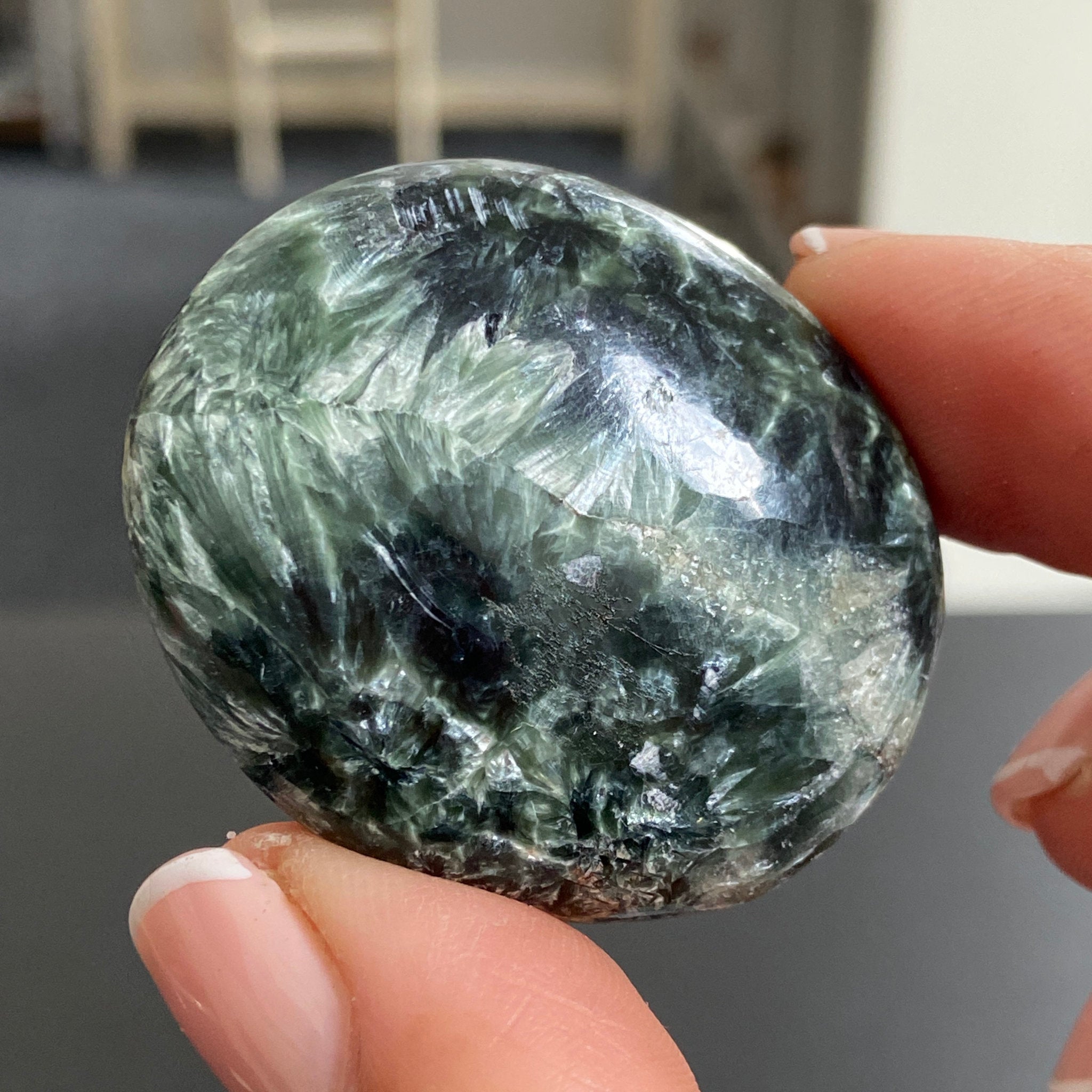 Seraphinite Palmstone - Russia