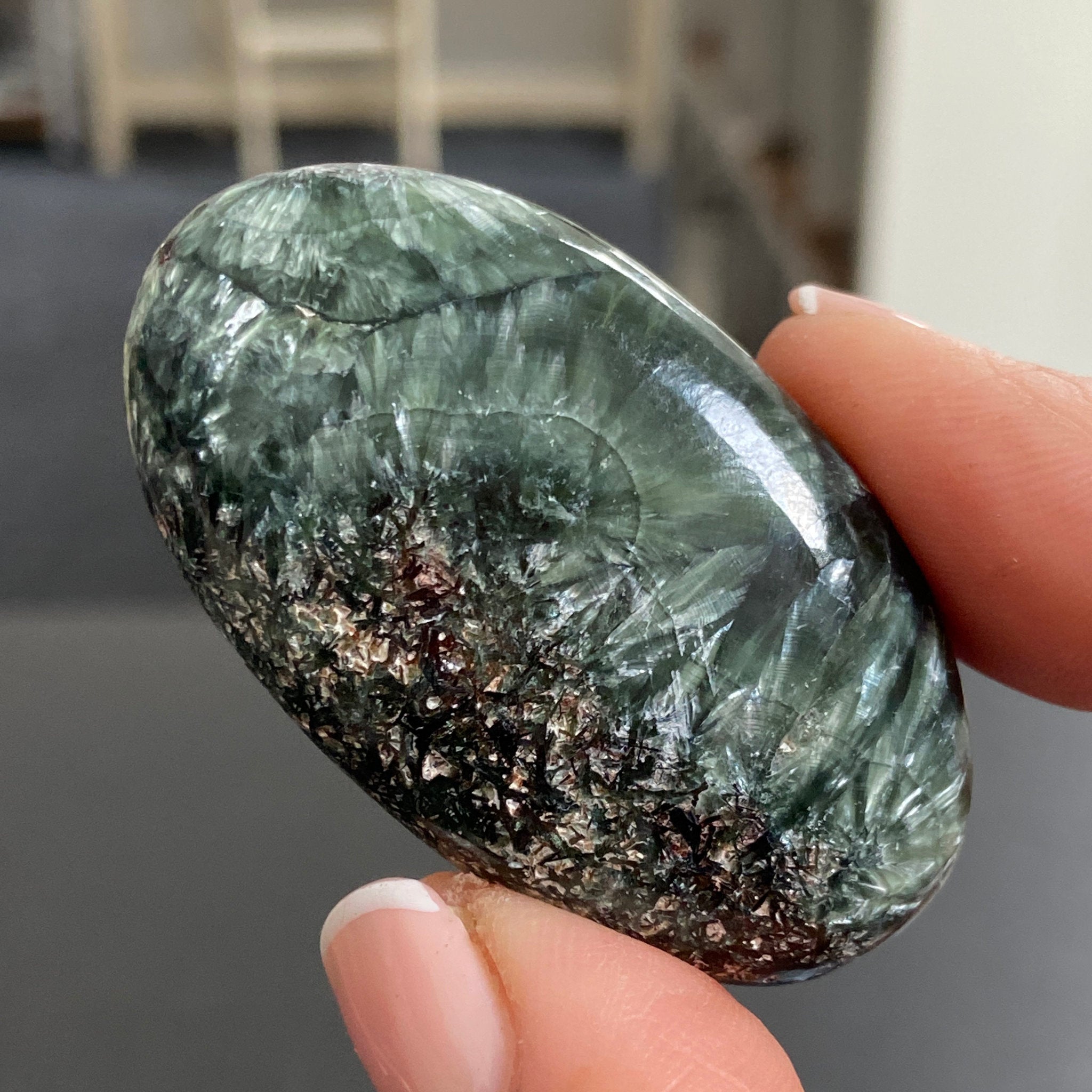 Seraphinite Palmstone - Russia