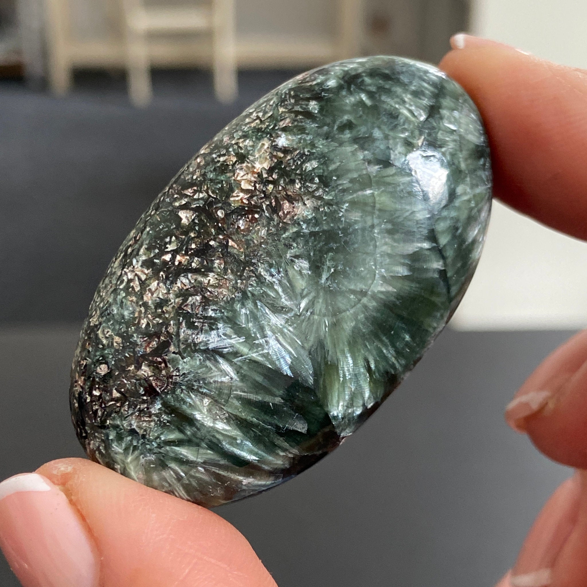 Seraphinite Palmstone - Russia