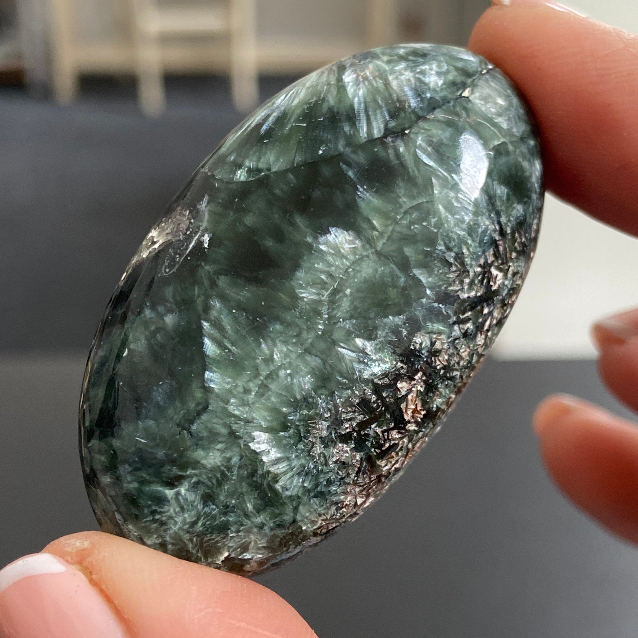 Seraphinite Palmstone - Russia