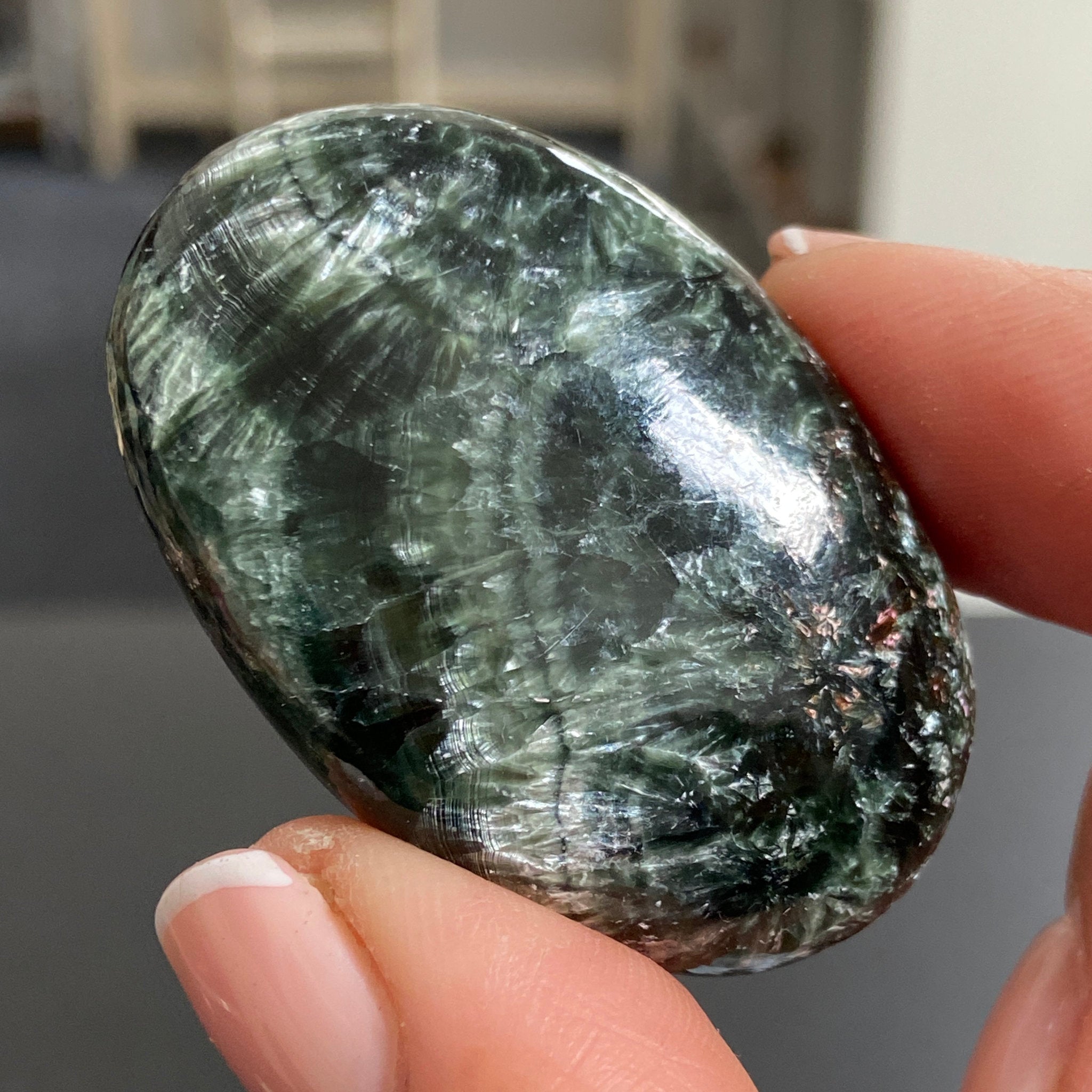 Seraphinite Palmstone - Russia