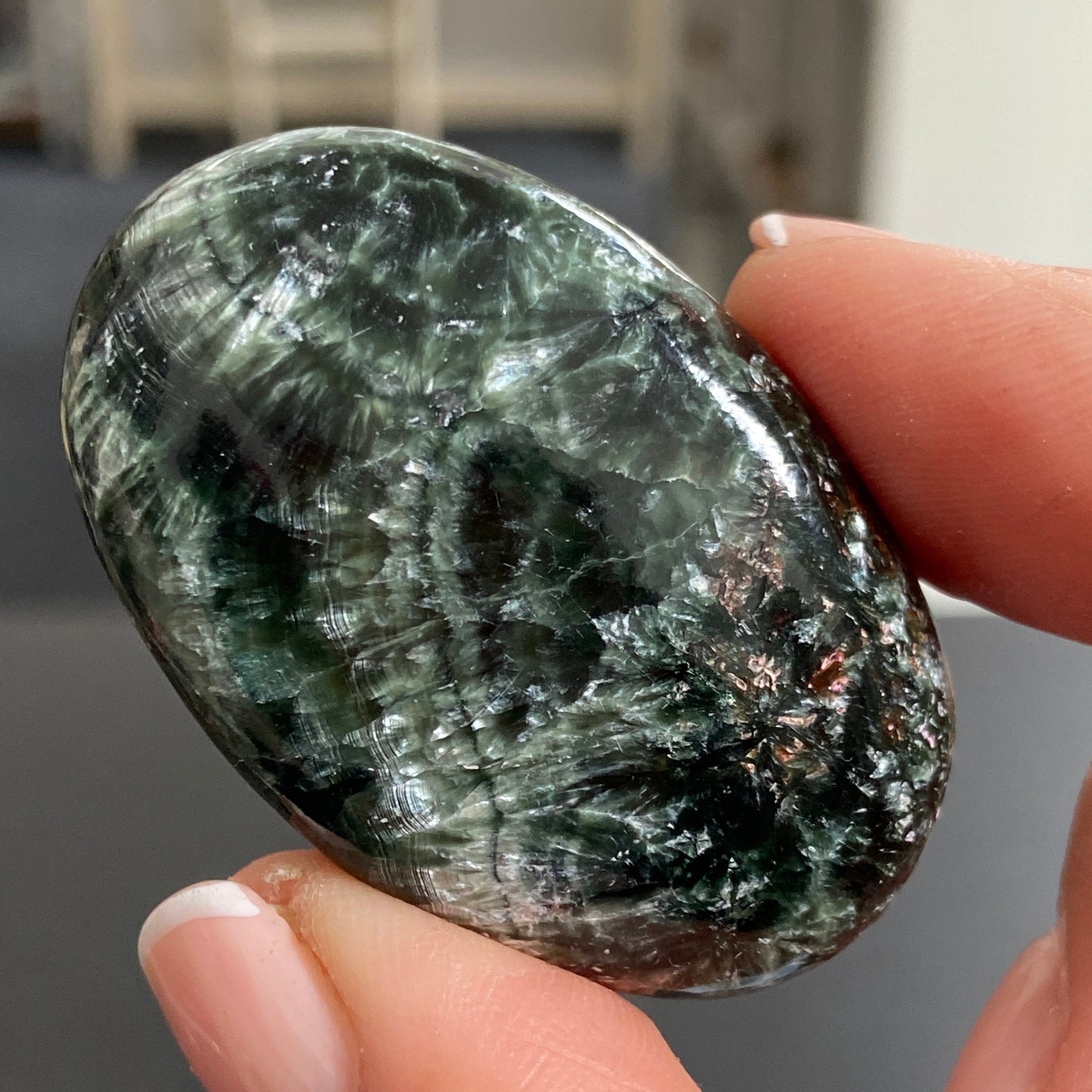 Seraphinite Palmstone - Russia