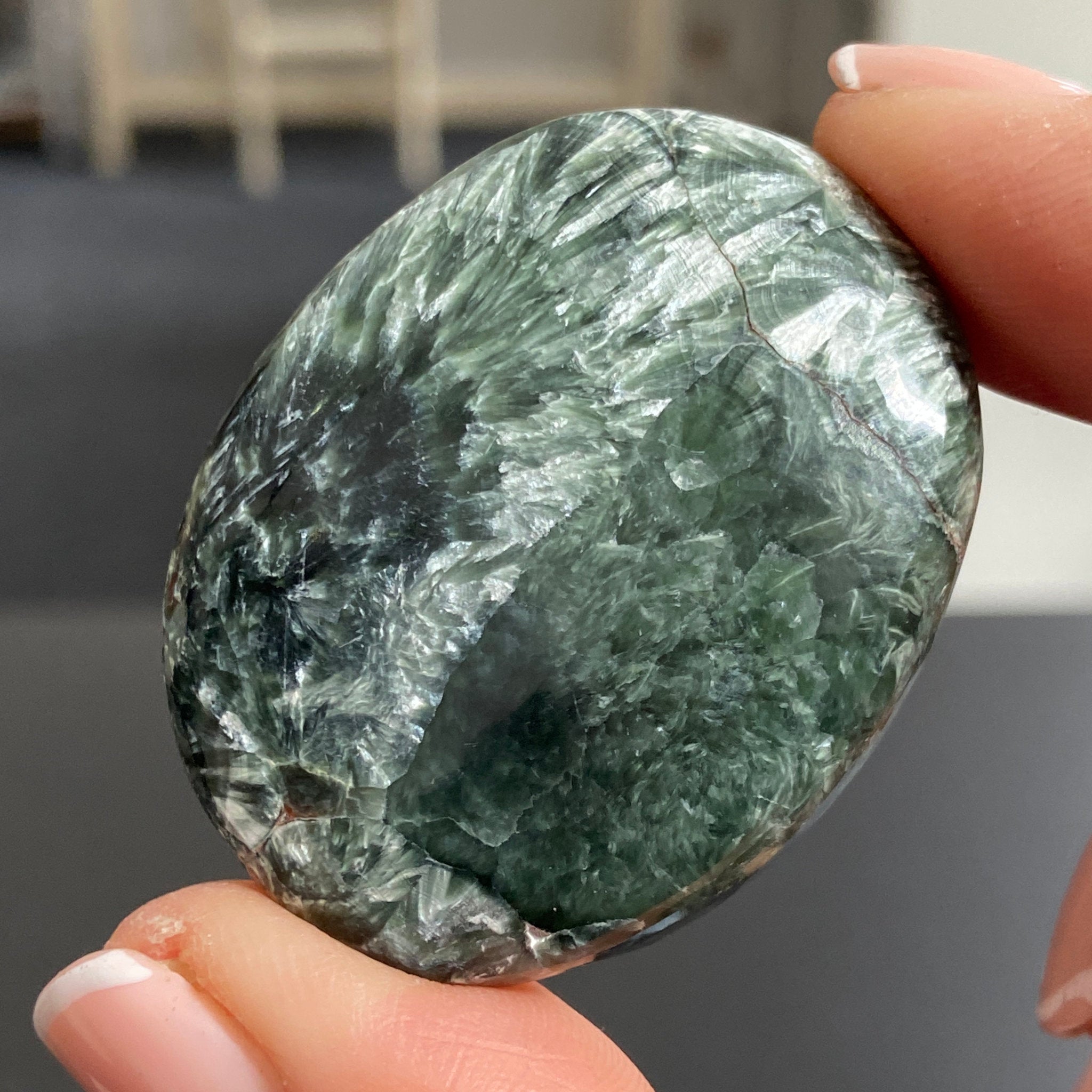 Seraphinite Palmstone - Russia