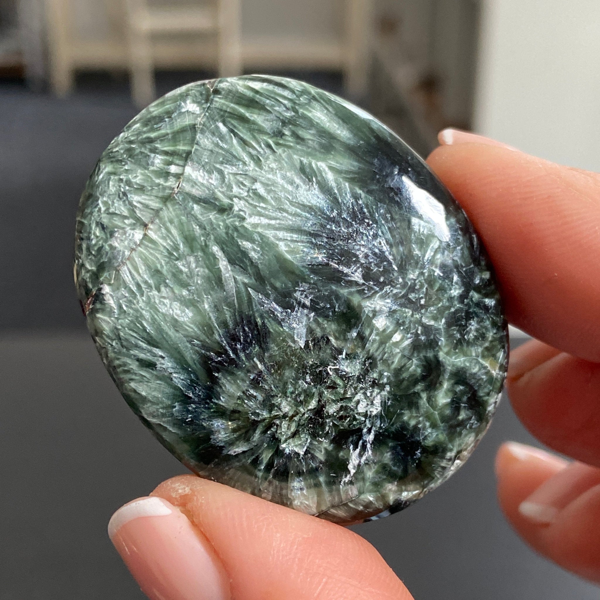 Seraphinite Palmstone - Russia