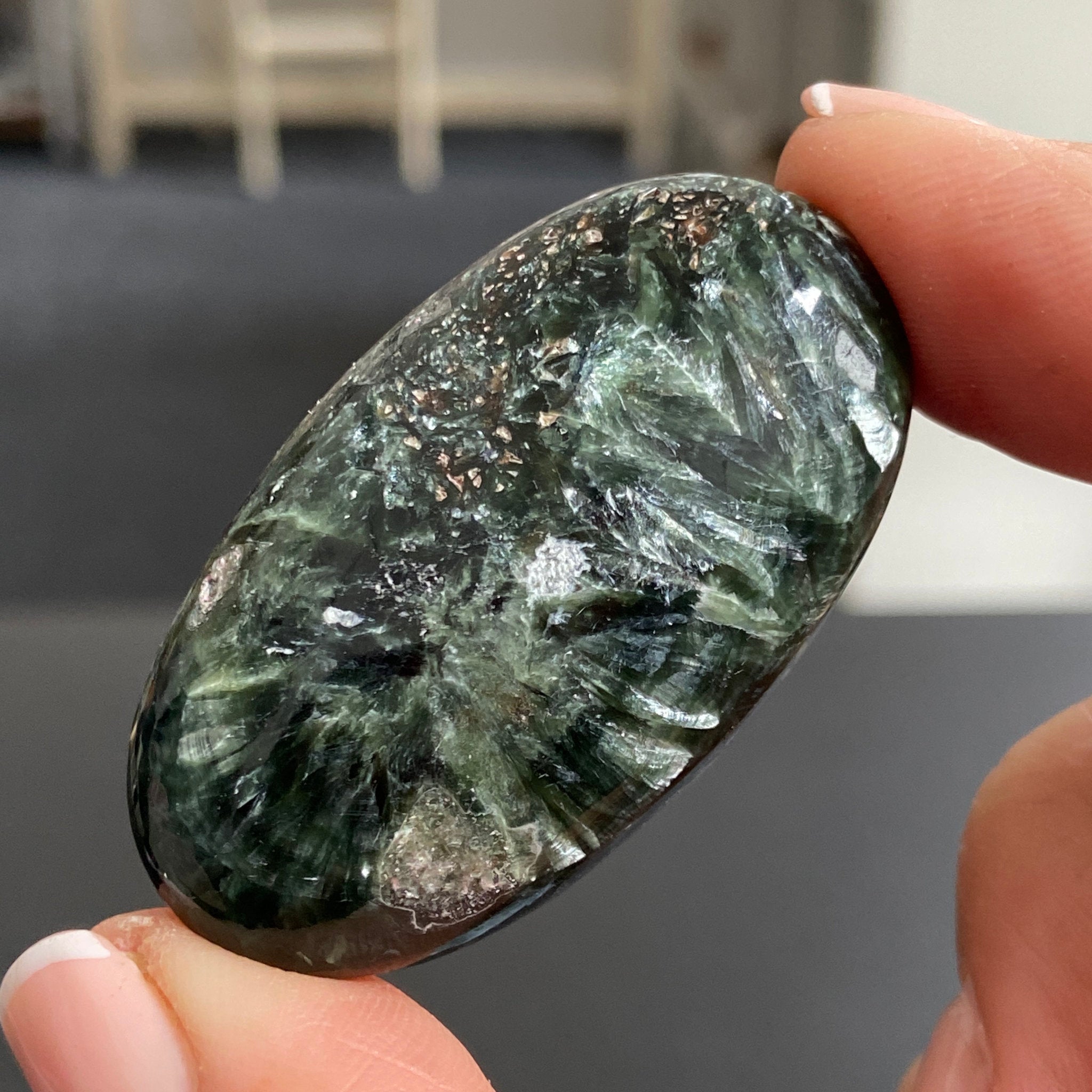 Seraphinite Palmstone - Russia