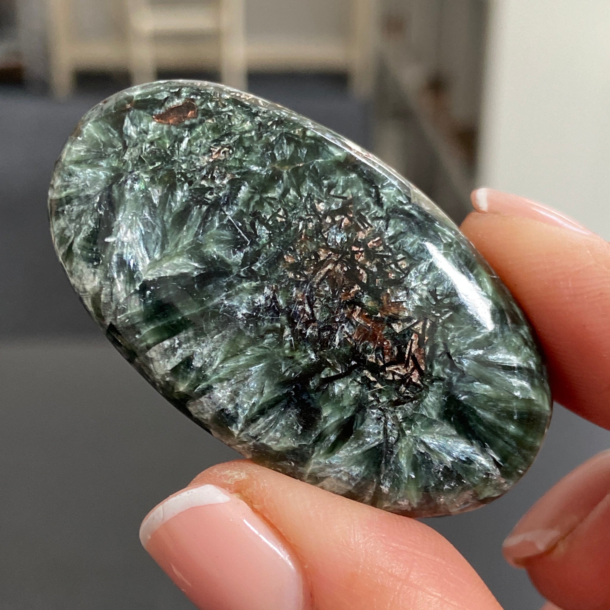 Seraphinite Palmstone - Russia