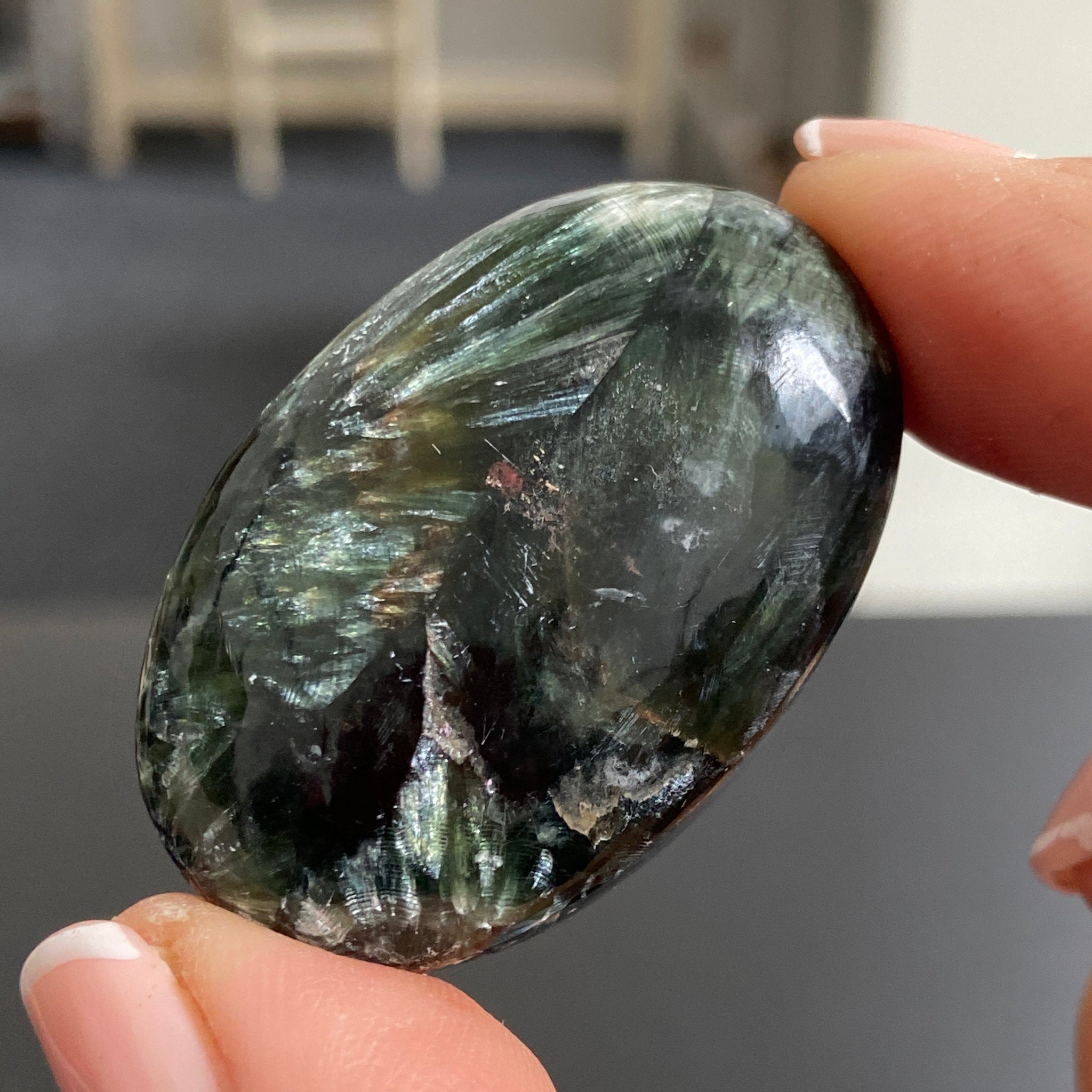 Seraphinite Palmstone - Russia