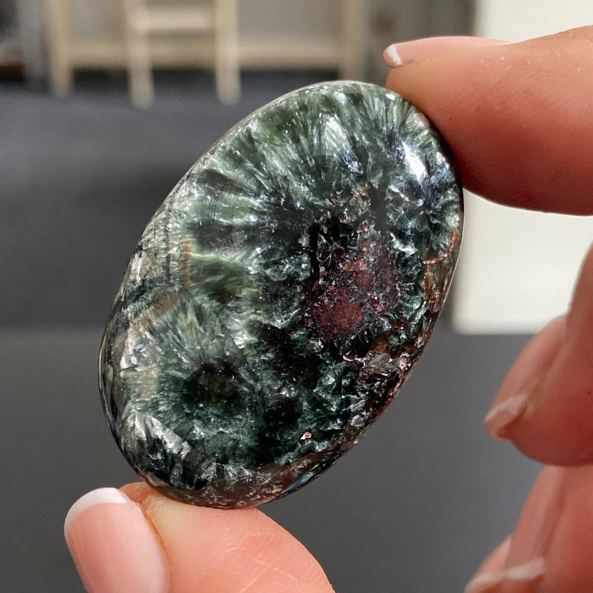 Seraphinite Palmstone - Russia