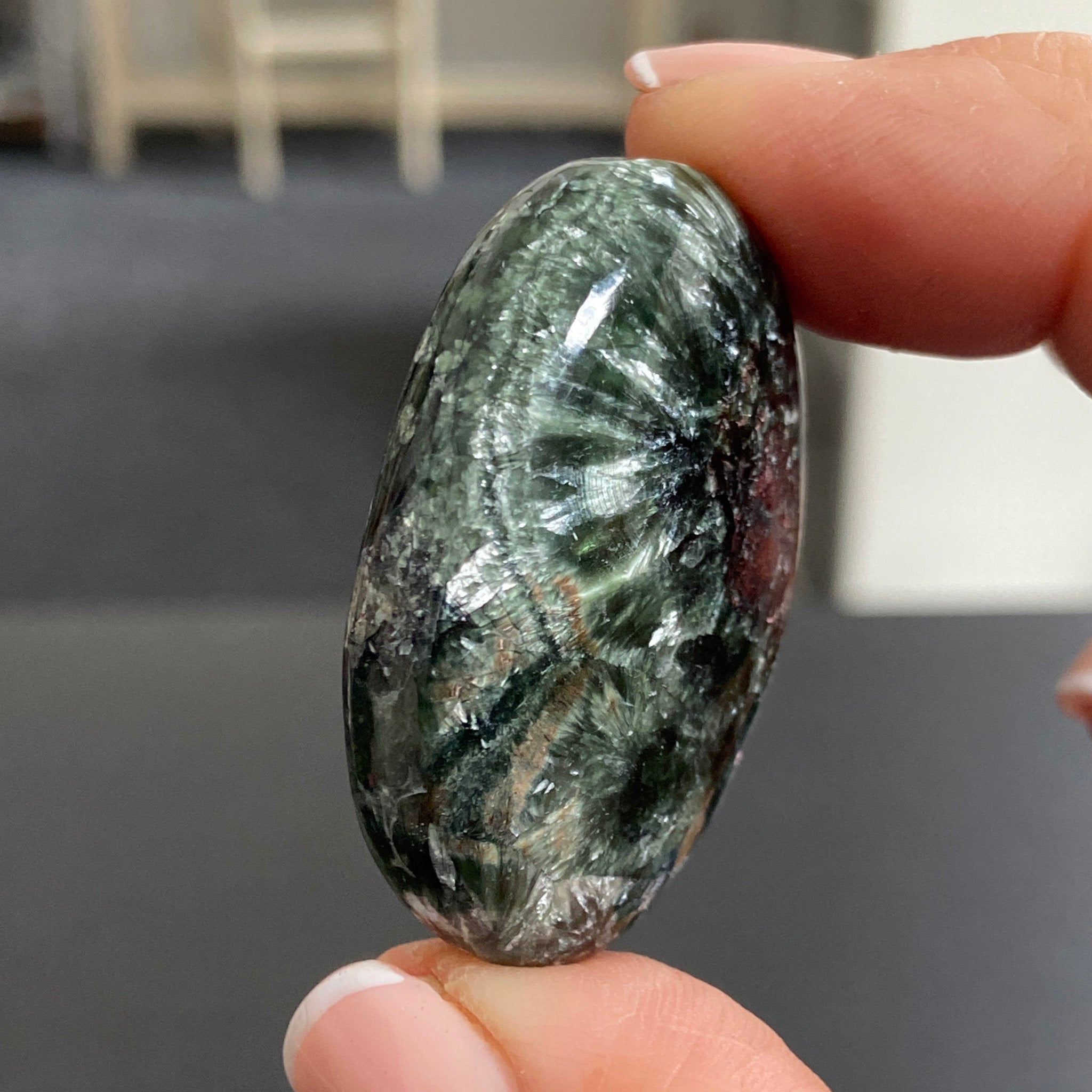 Seraphinite Palmstone - Russia