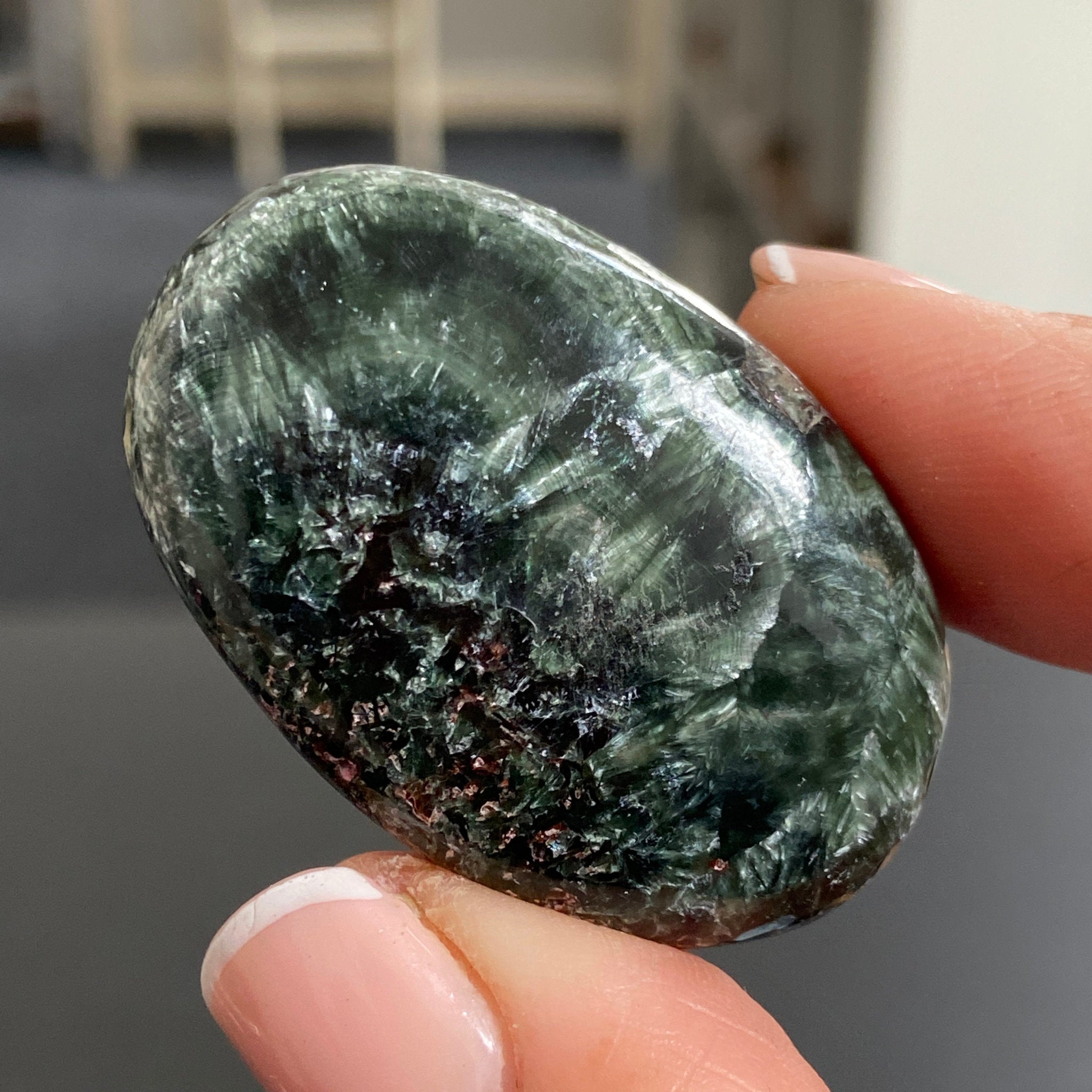 Seraphinite Palmstone - Russia