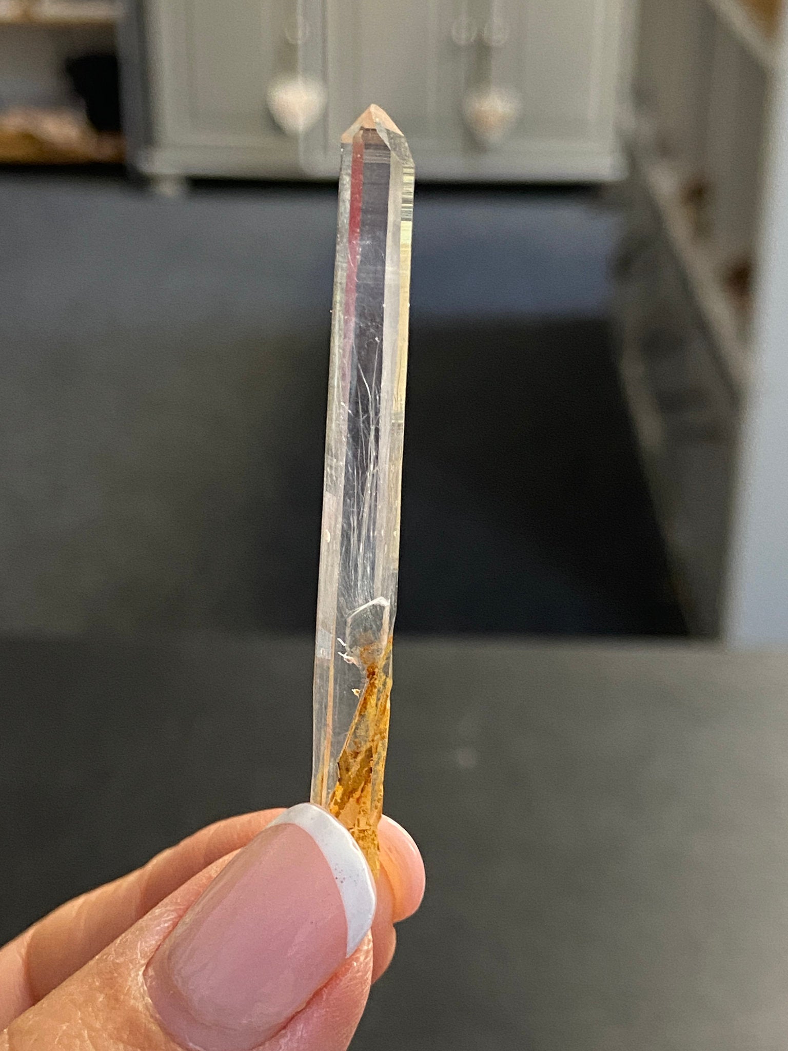 White Rutile Lemurian Light Crystal