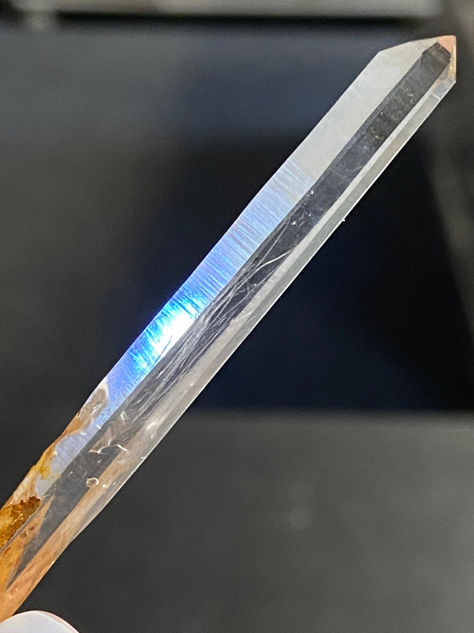 White Rutile Lemurian Light Crystal
