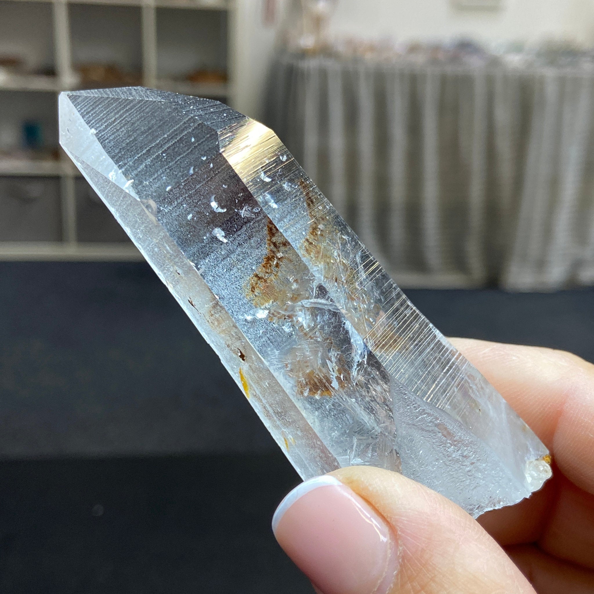 Alpha Record Keeper - Time Link - Lemurian Light Crystal