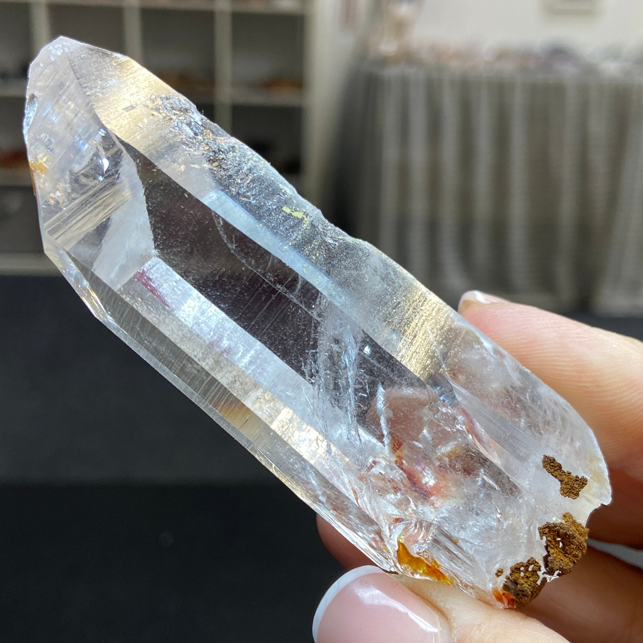 Phoenix Fire Lemurian Light Crystal - Record Keeper