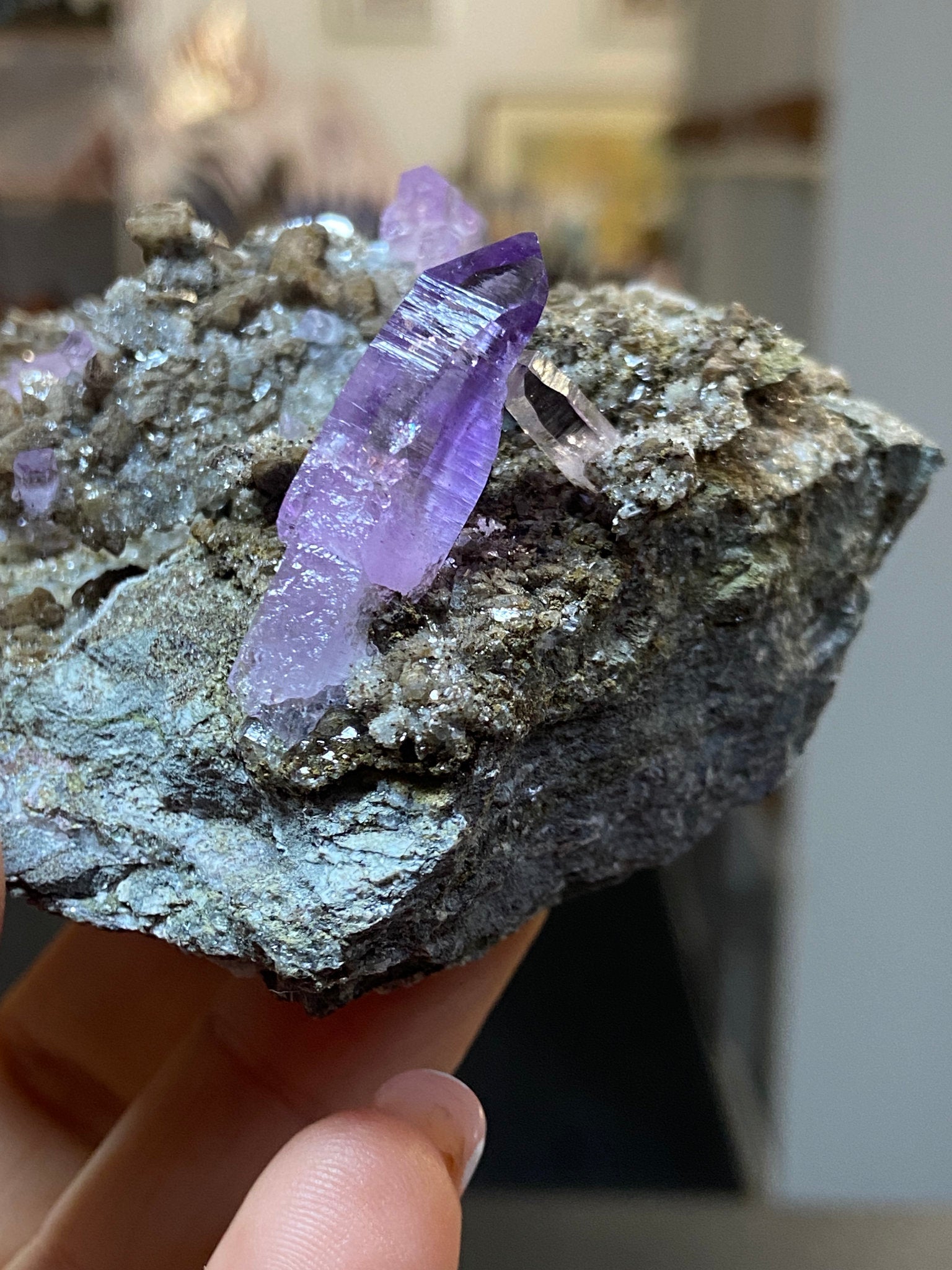 Veracruz Amethyst on Matrix