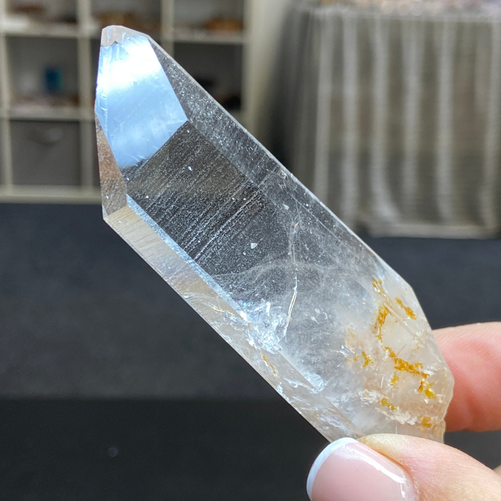 Golden Healer - Record Keeper - Alpha Lemurian Light Crystal