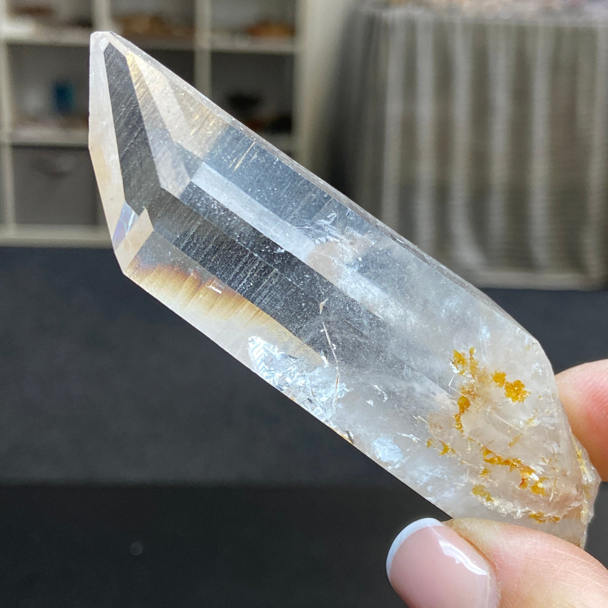 Golden Healer - Record Keeper - Alpha Lemurian Light Crystal