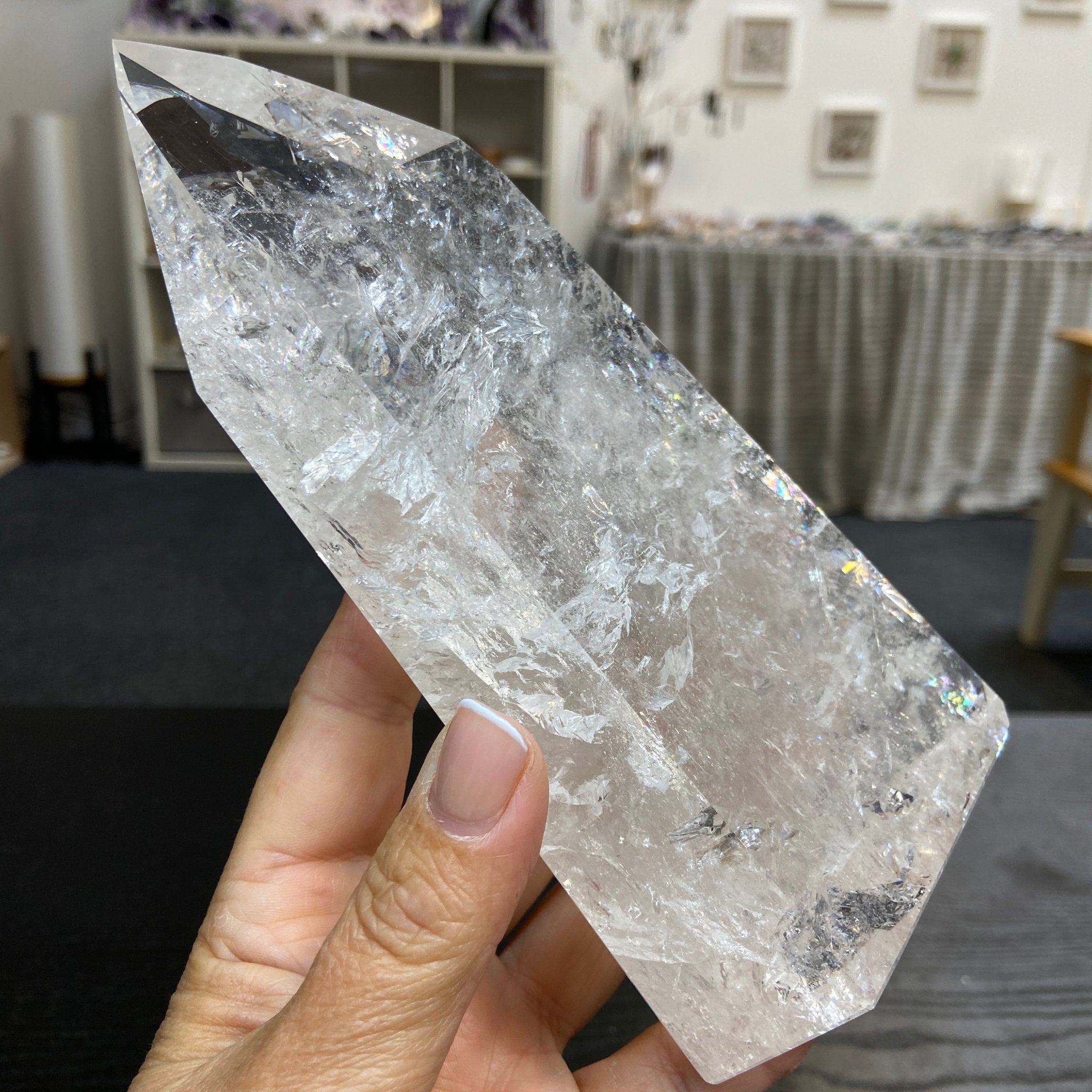 RARE - Lemurian Light Quartz Tower