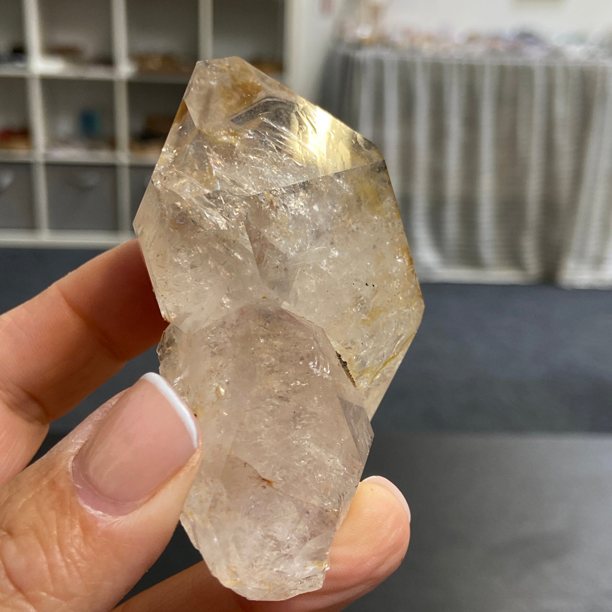 Golden Healer Herkimer Diamond Twin – New York, USA