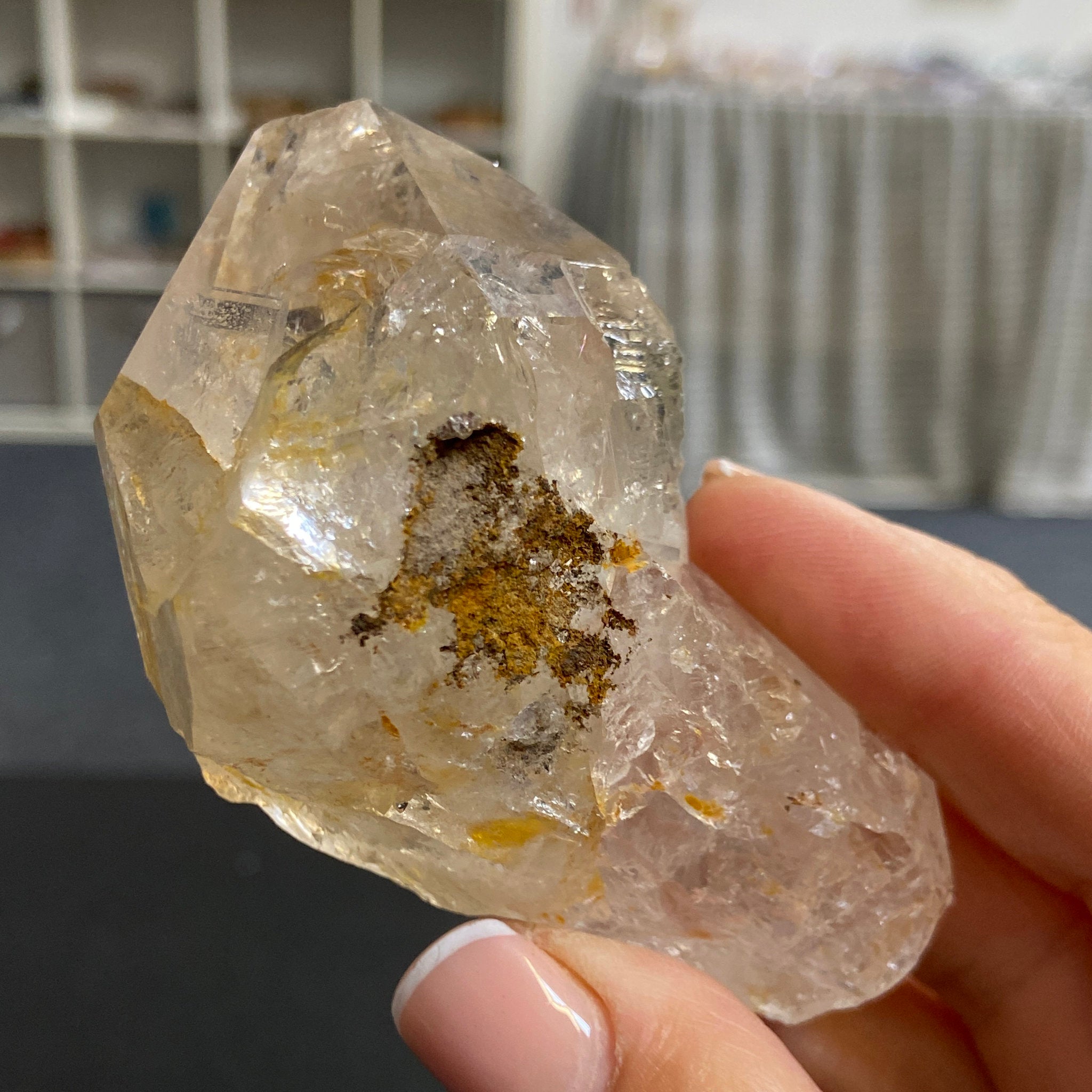 Golden Healer Herkimer Diamond Twin – New York, USA