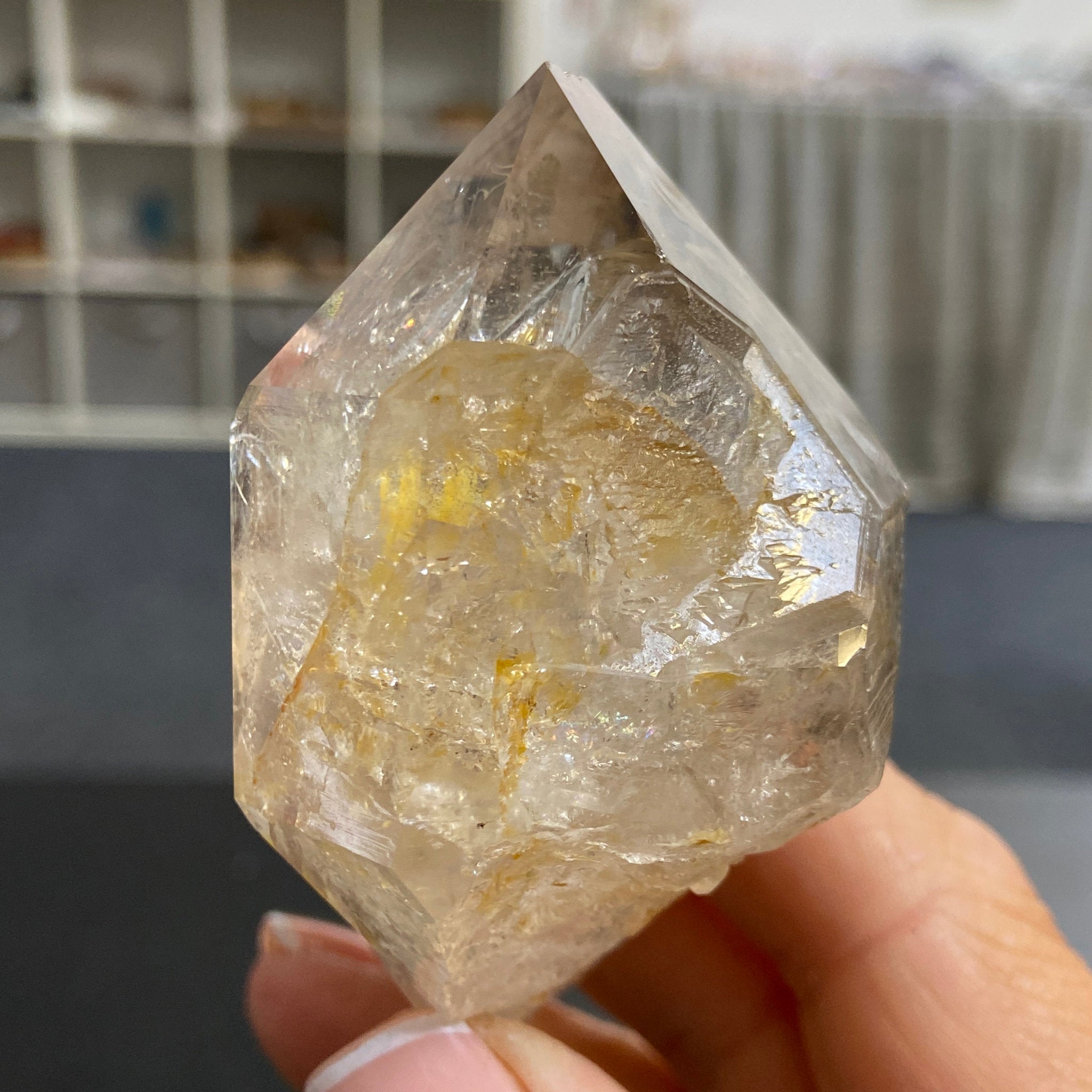 Golden Healer Herkimer Diamond Twin – New York, USA
