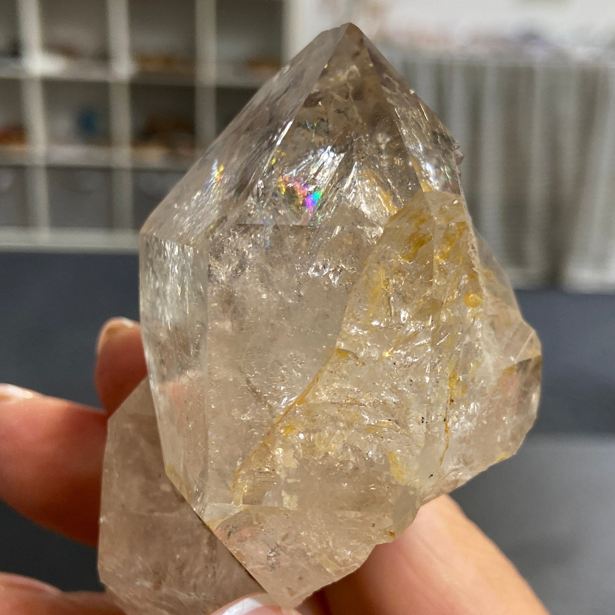 Golden Healer Herkimer Diamond Twin – New York, USA