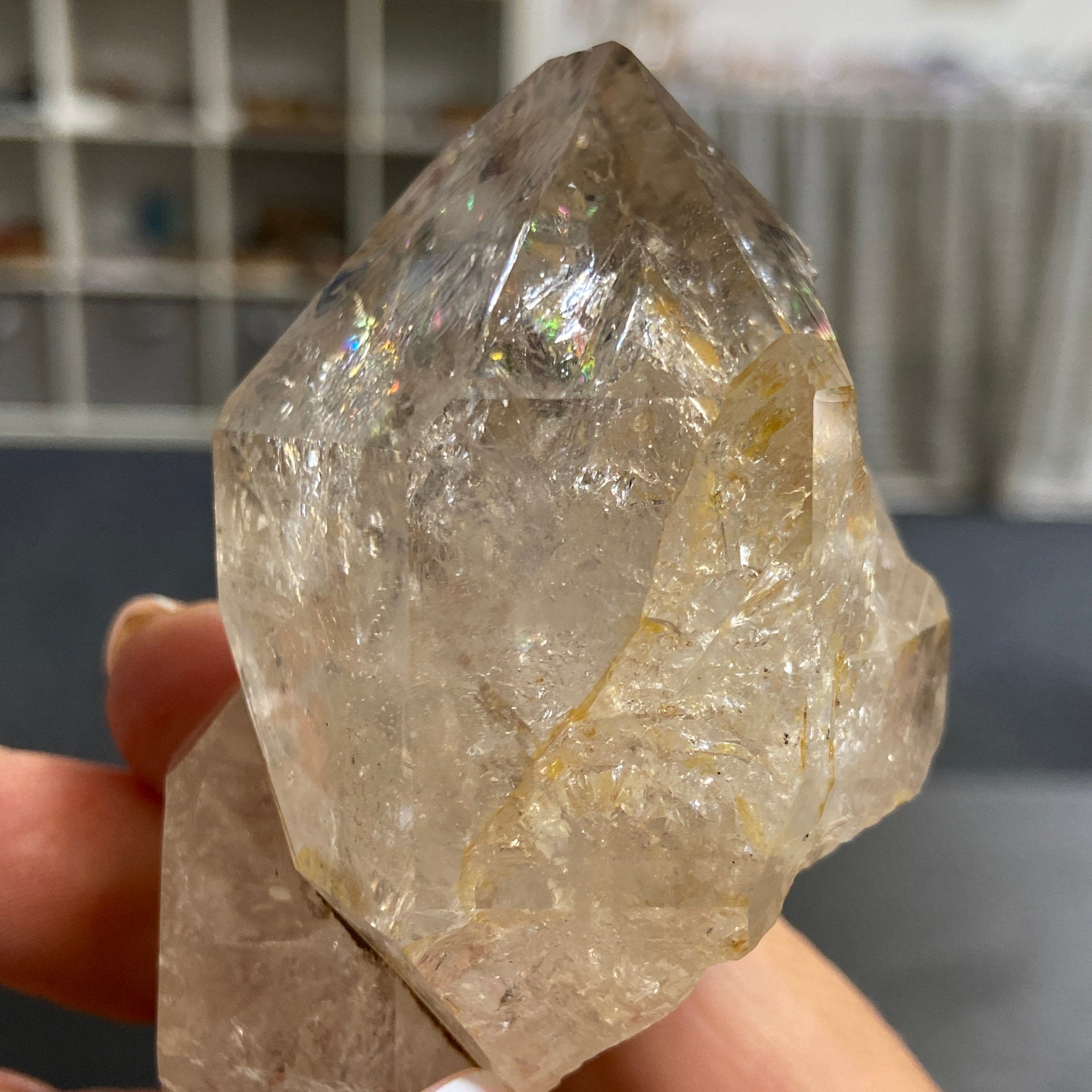 Golden Healer Herkimer Diamond Twin – New York, USA