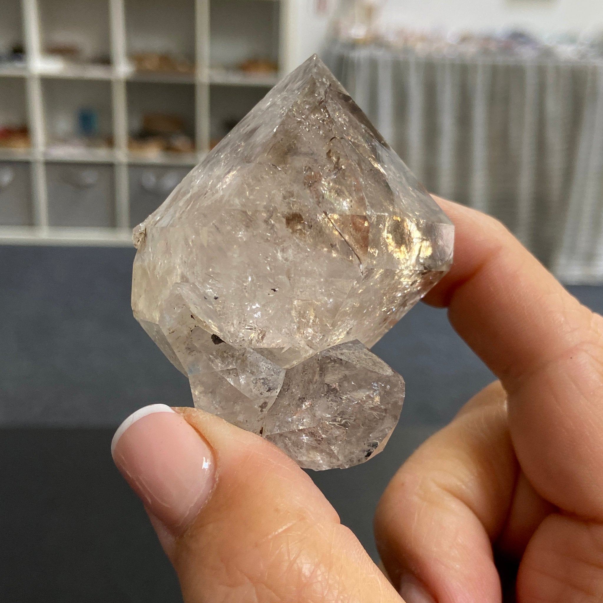 Smoky Herkimer Diamond Twin – New York, USA