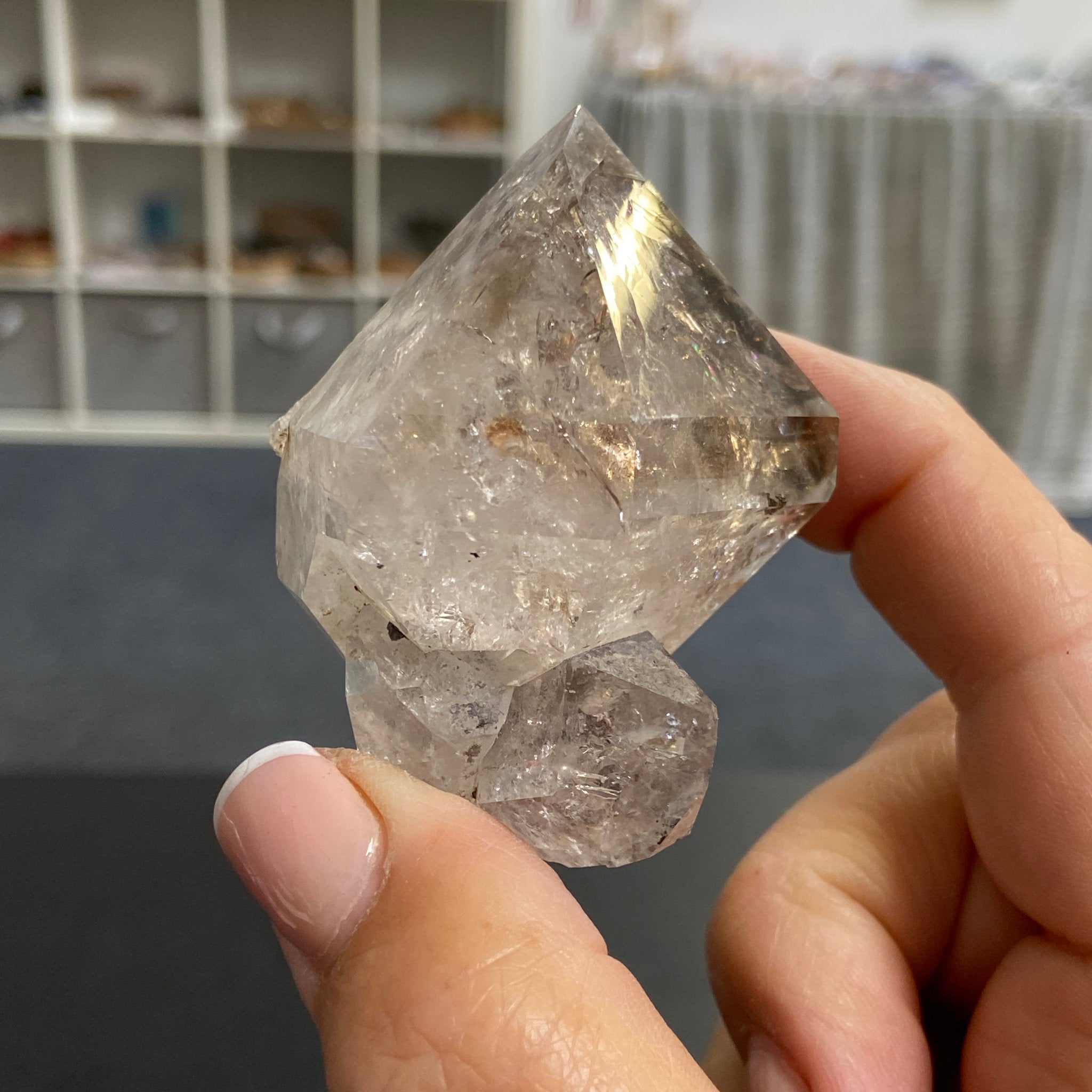 Smoky Herkimer Diamond Twin – New York, USA
