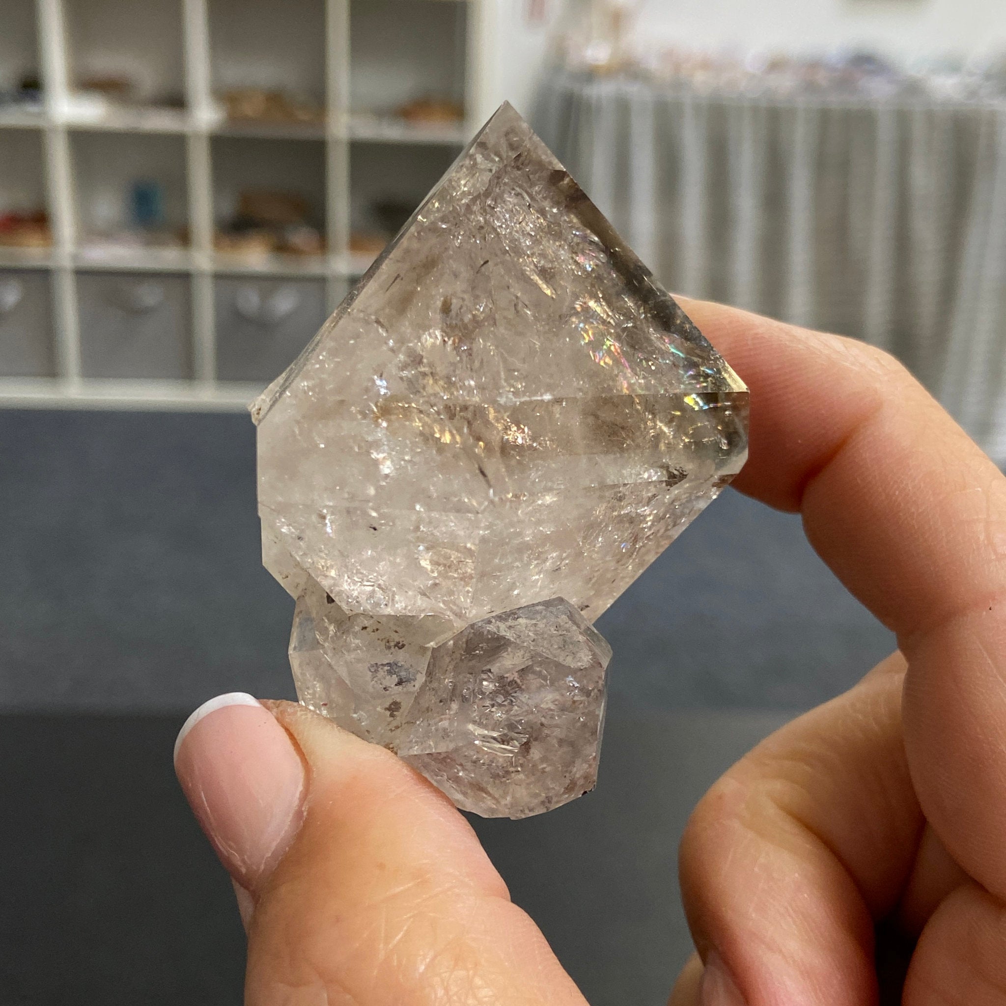 Smoky Herkimer Diamond Twin – New York, USA
