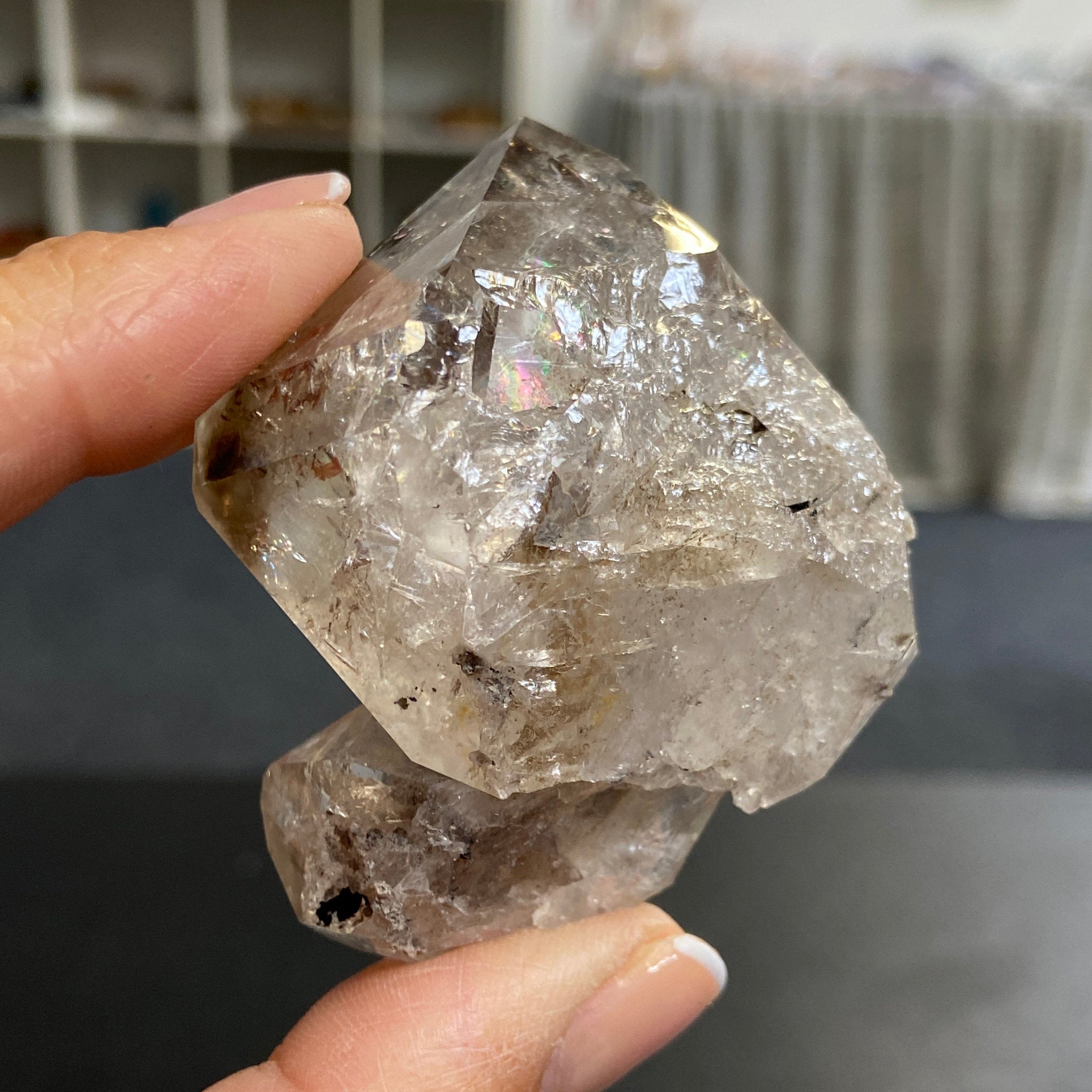 Smoky Herkimer Diamond Twin – New York, USA