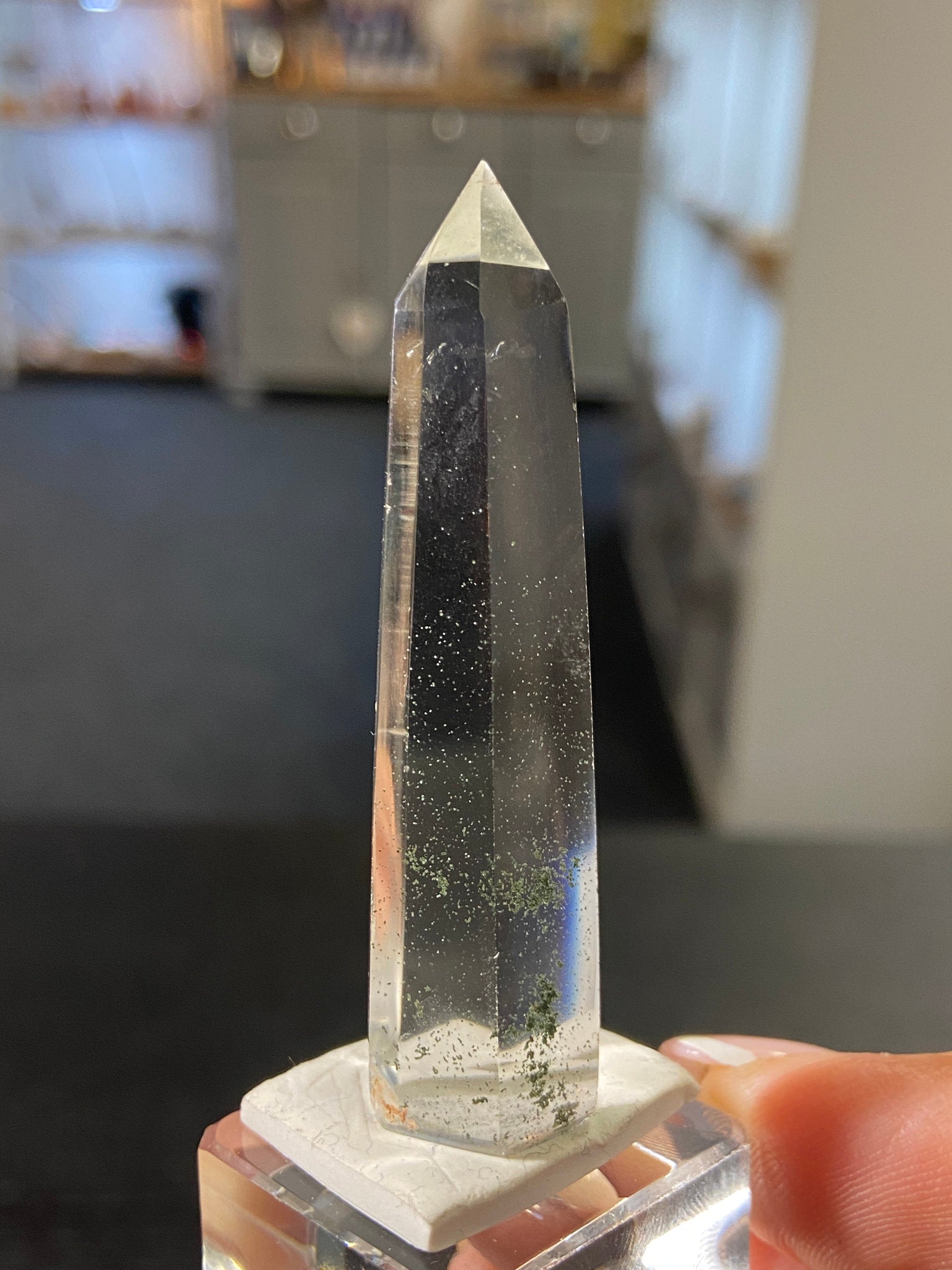 Madagascan Quartz Tower – Chlorite Included