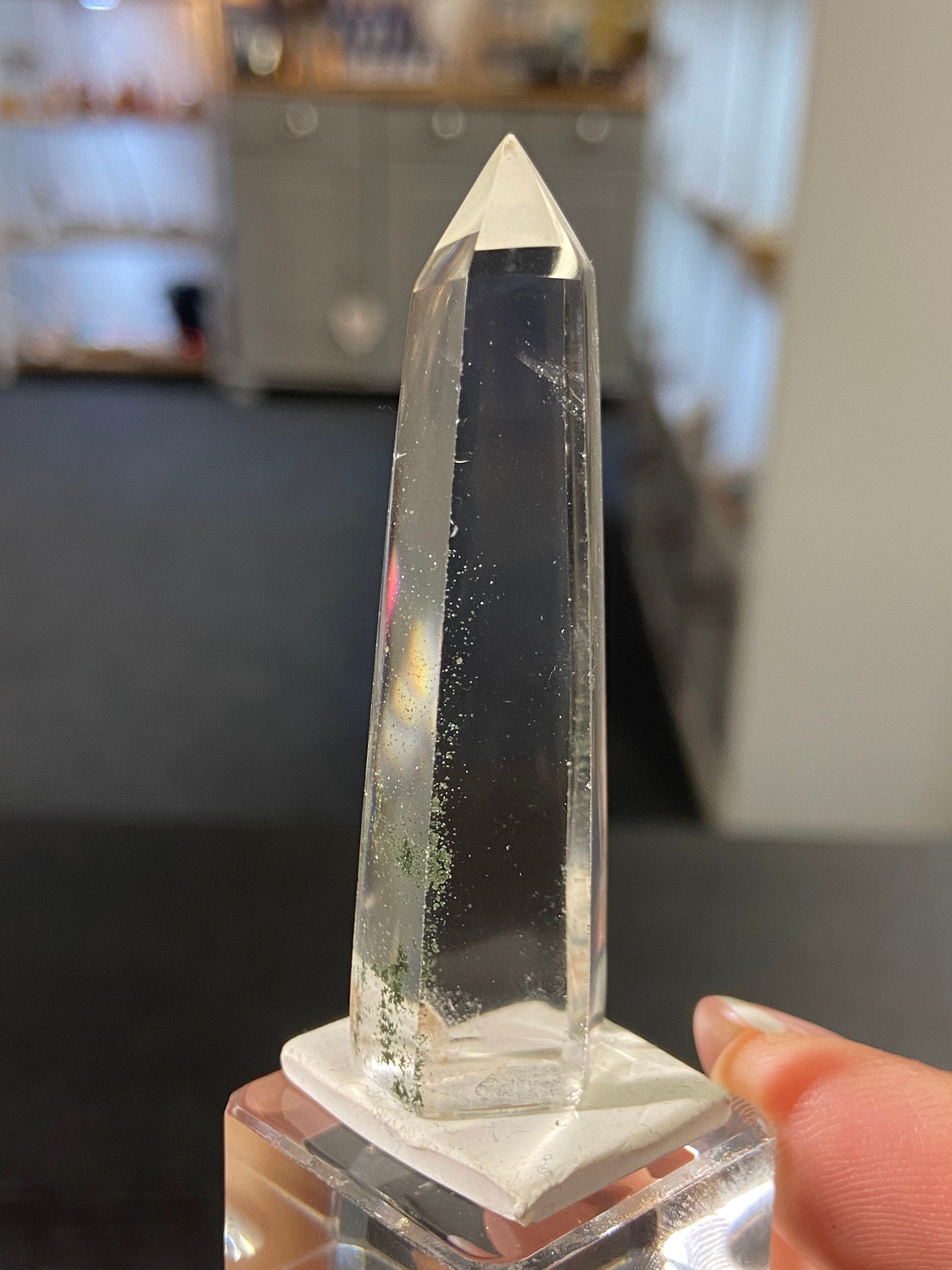 Madagascan Quartz Tower – Chlorite Included