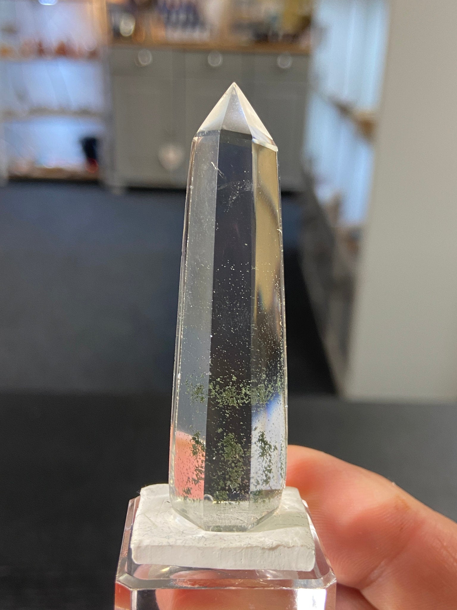 Madagascan Quartz Tower – Chlorite Included