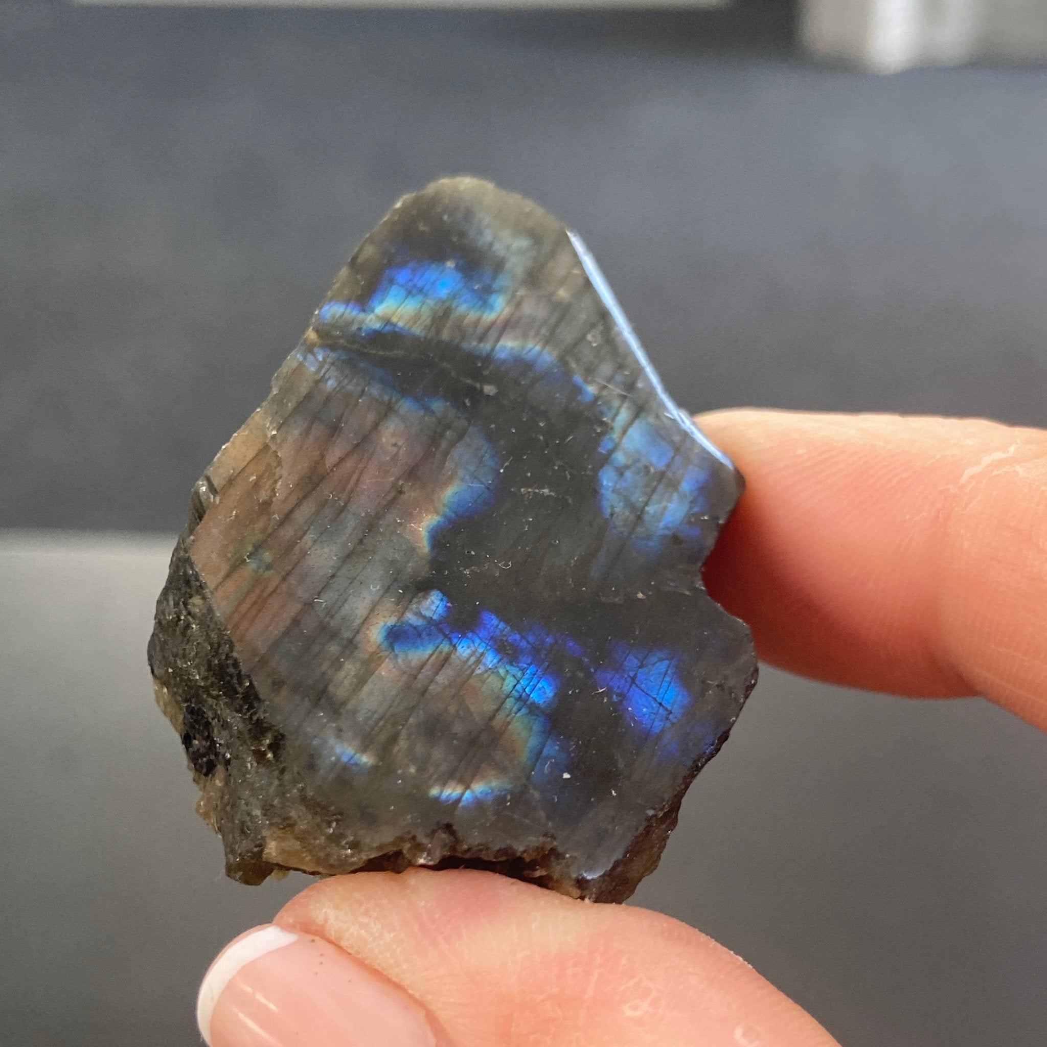 Madagascan Labradorite Slice
