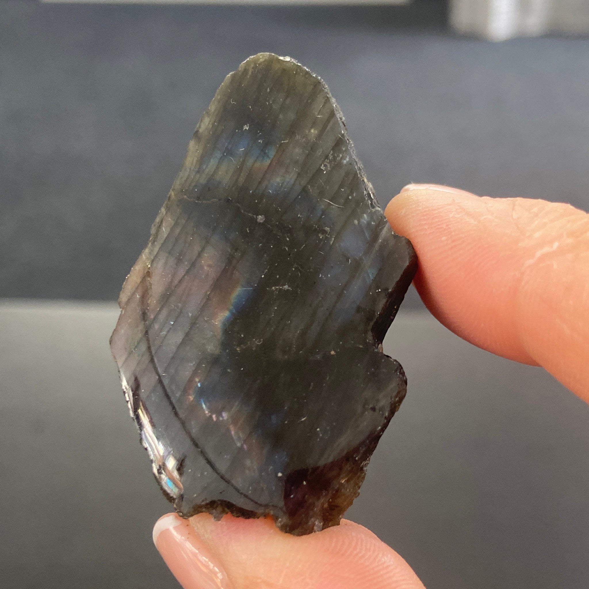 Madagascan Labradorite Slice