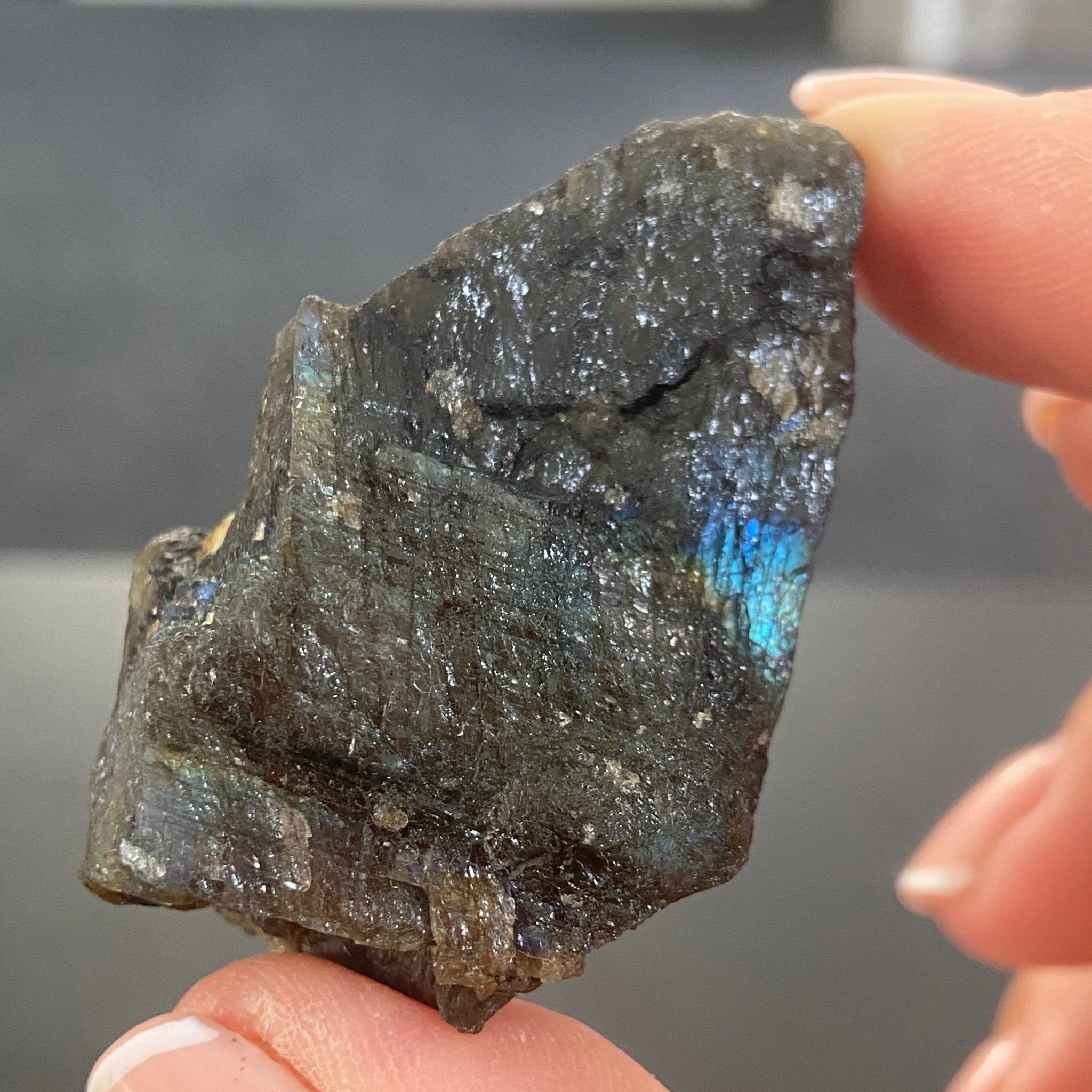 Madagascan Labradorite Slice
