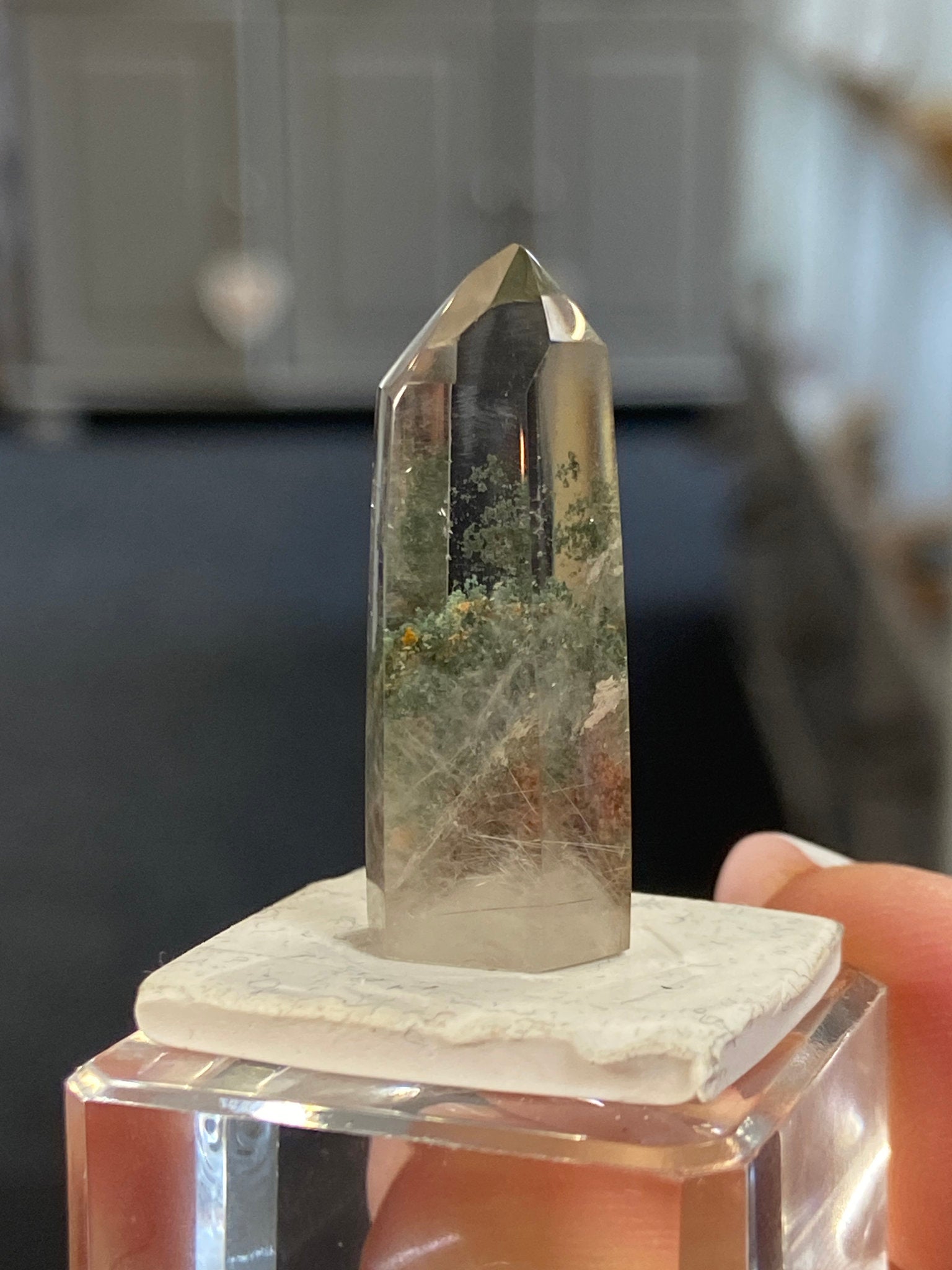 Madagascan Quartz Tower – Chlorite Included